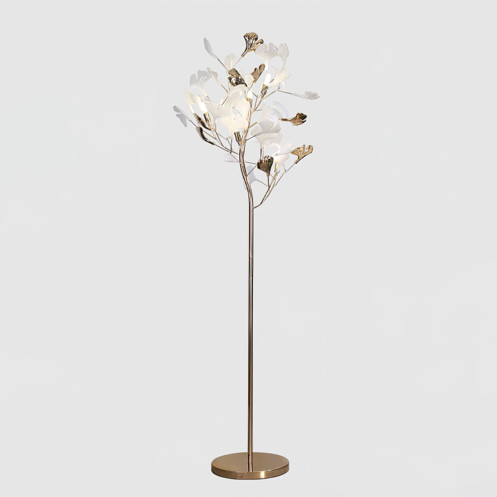 Ella Floor Lamp Gingko Ceramics - Neutralighting