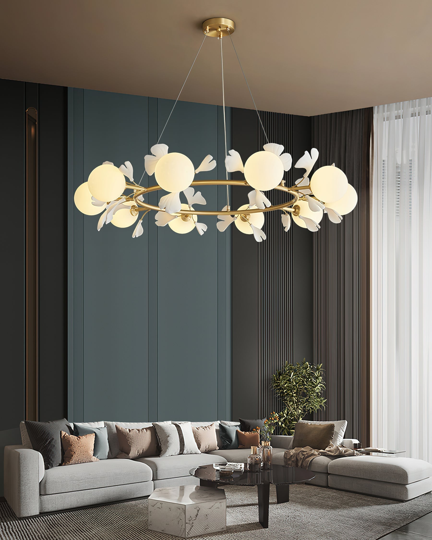 Fidova 8-Light Globe Chandelier - Neutralighting
