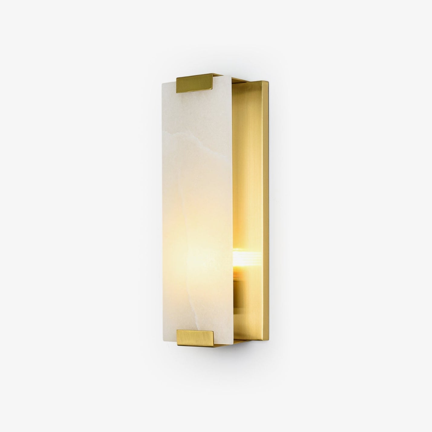 Arrina Rectangular Alabaster Wall Light - Neutralighting