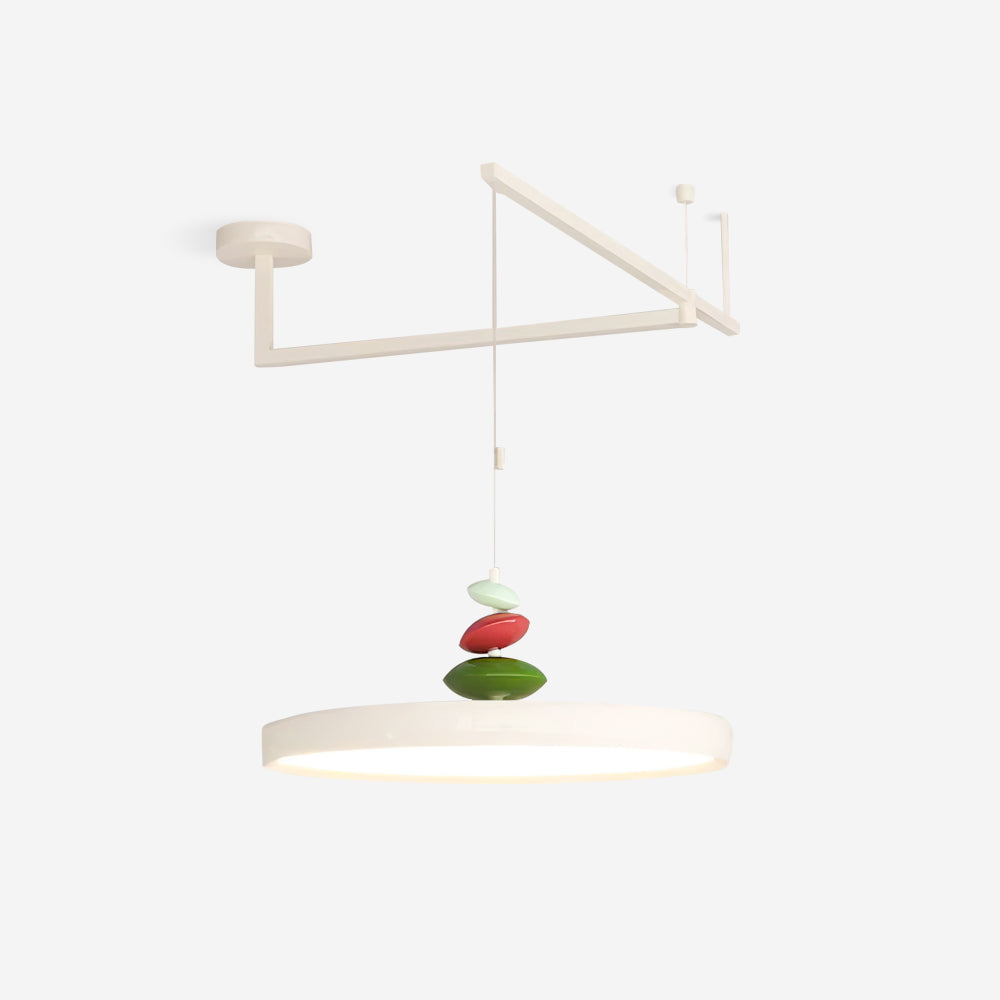 Pendant Lamp Metal and Acrylic Round Shade Decorative Modern - Neutralighting