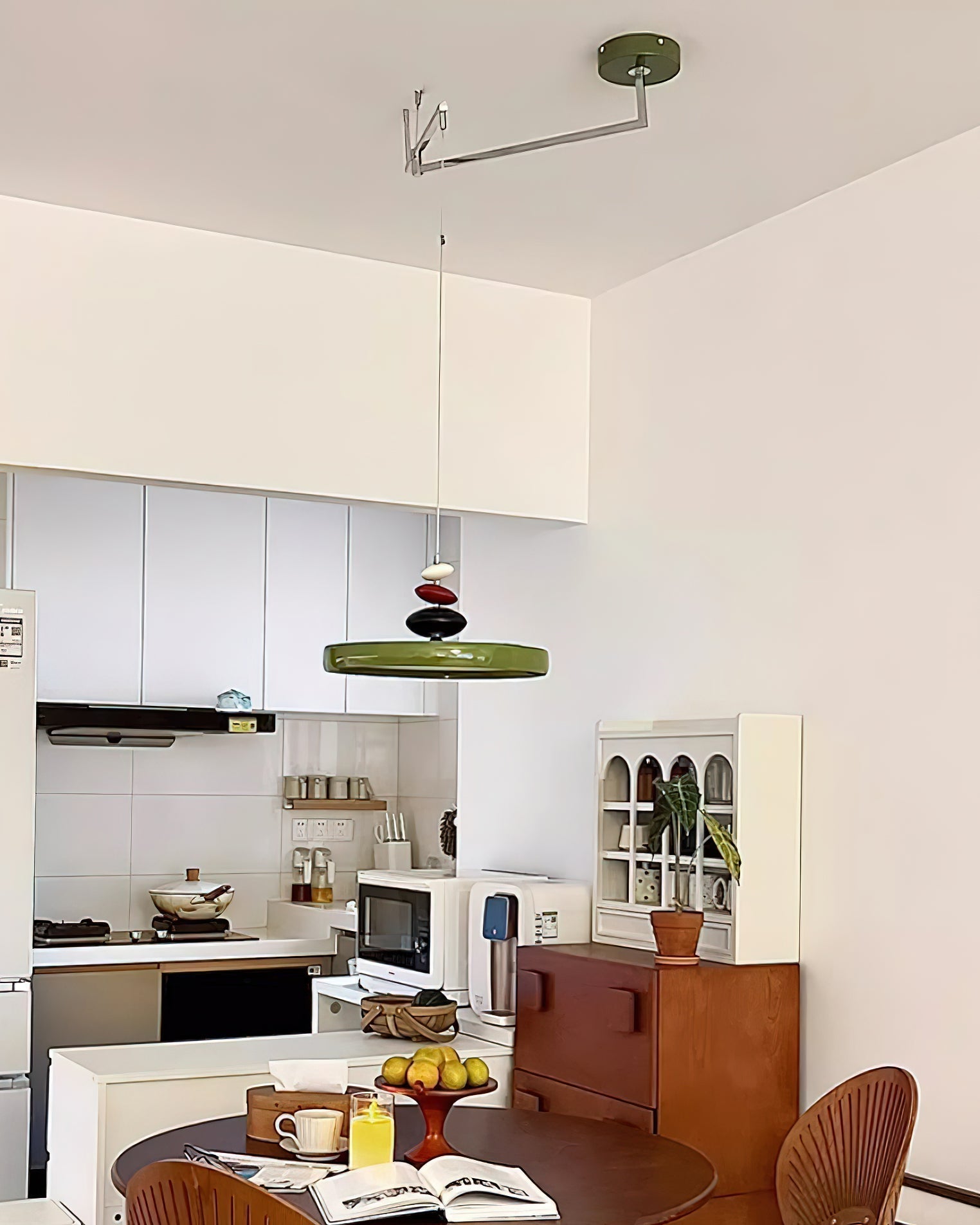 Pendant Lamp Metal and Acrylic Round Shade Decorative Modern - Neutralighting