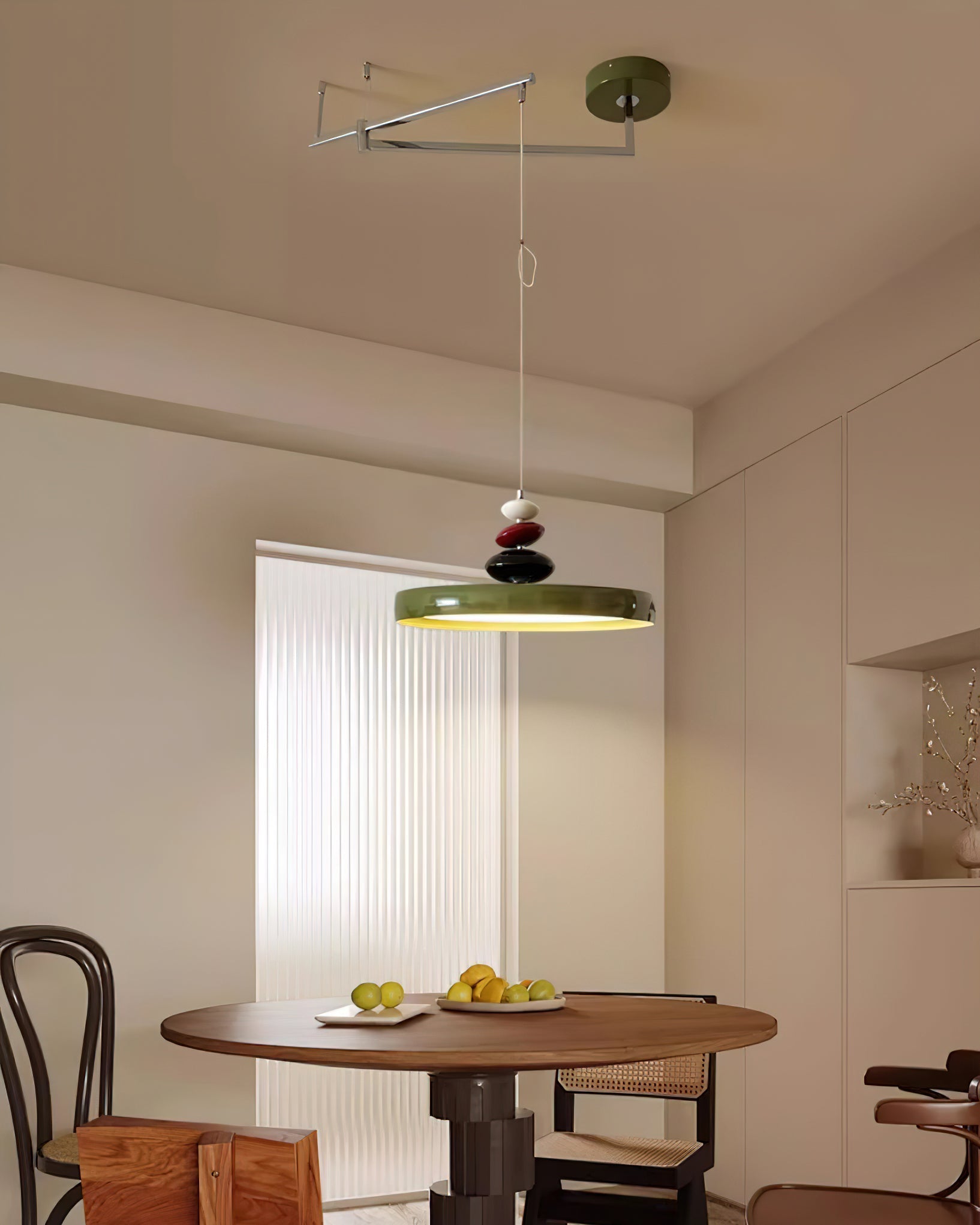 Pendant Lamp Metal and Acrylic Round Shade Decorative Modern - Neutralighting