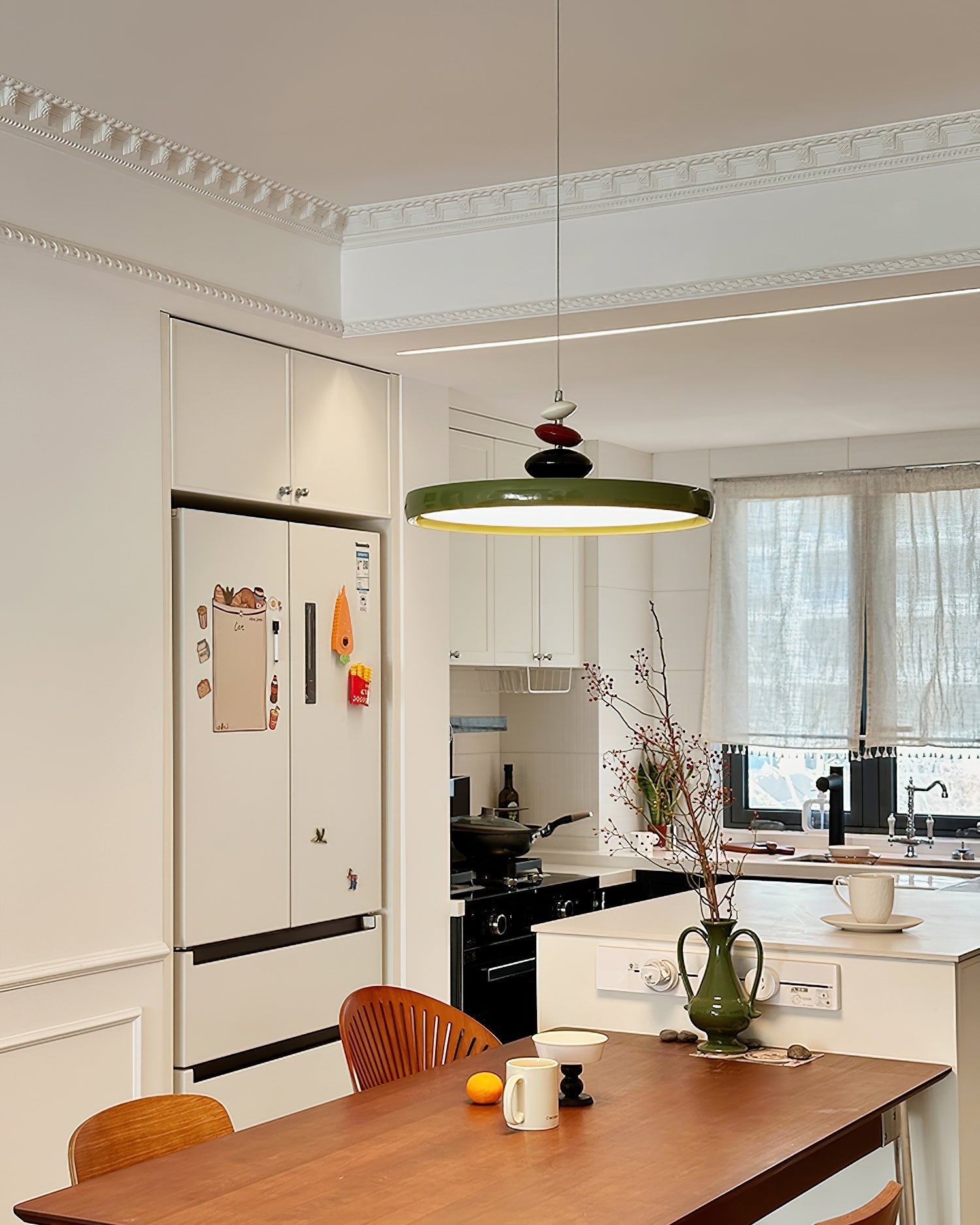 Pendant Lamp Metal and Acrylic Round Shade Decorative Modern - Neutralighting