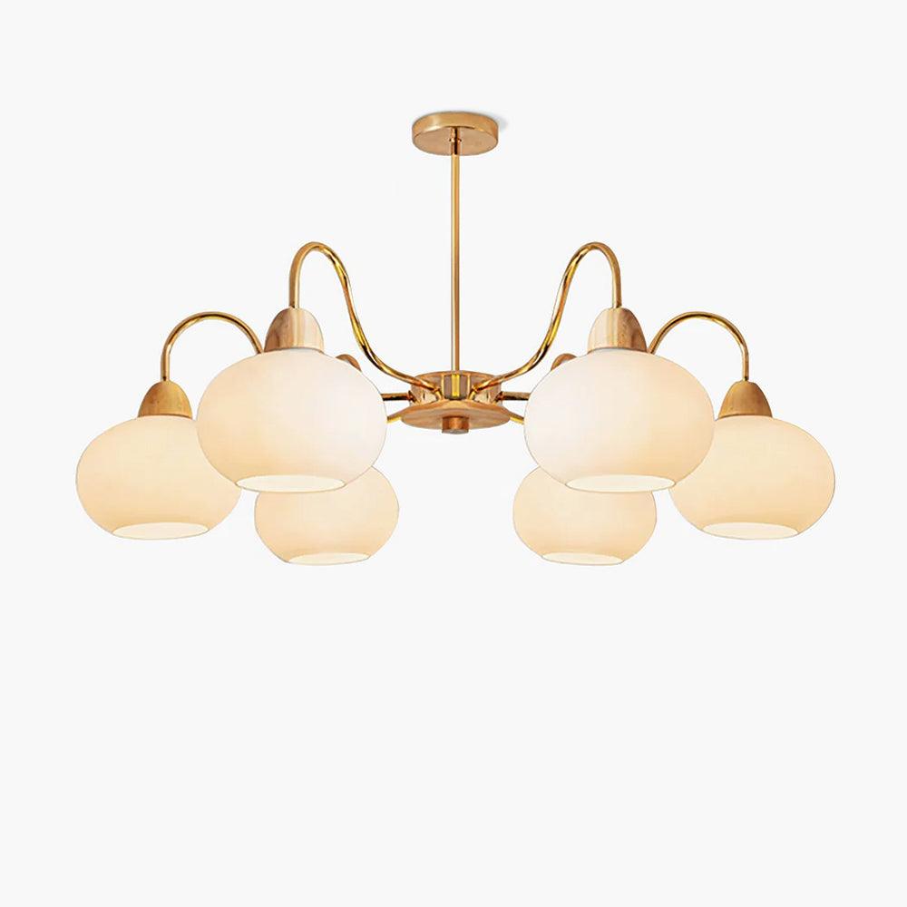 Zevena Glass Chandelier - Neutralighting