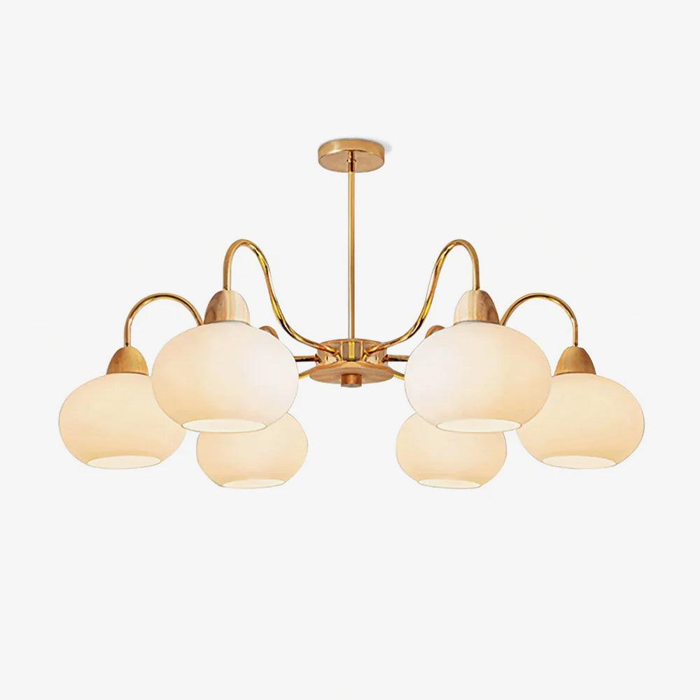 Zevena Glass Chandelier - Neutralighting