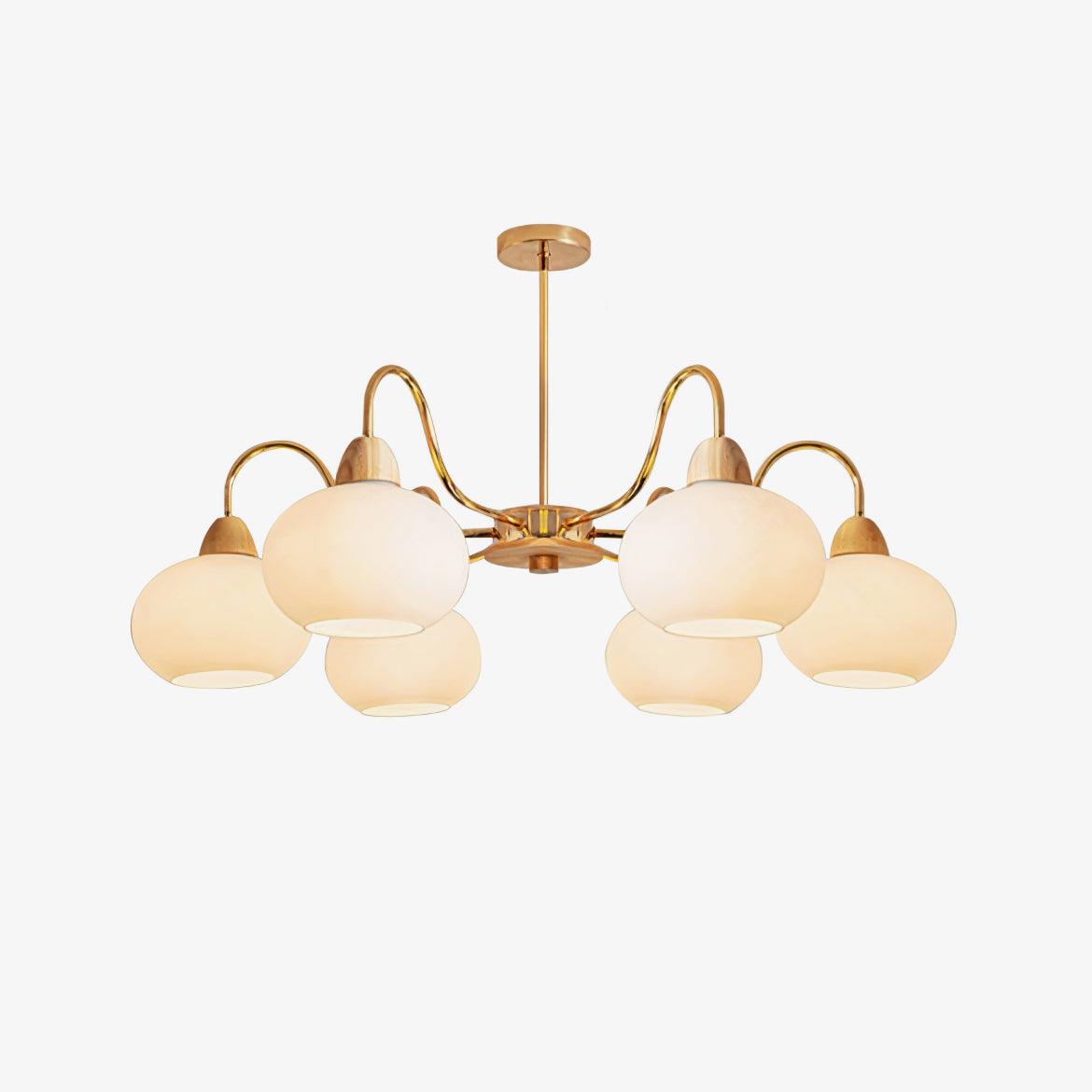 Zevena Glass Chandelier - Neutralighting
