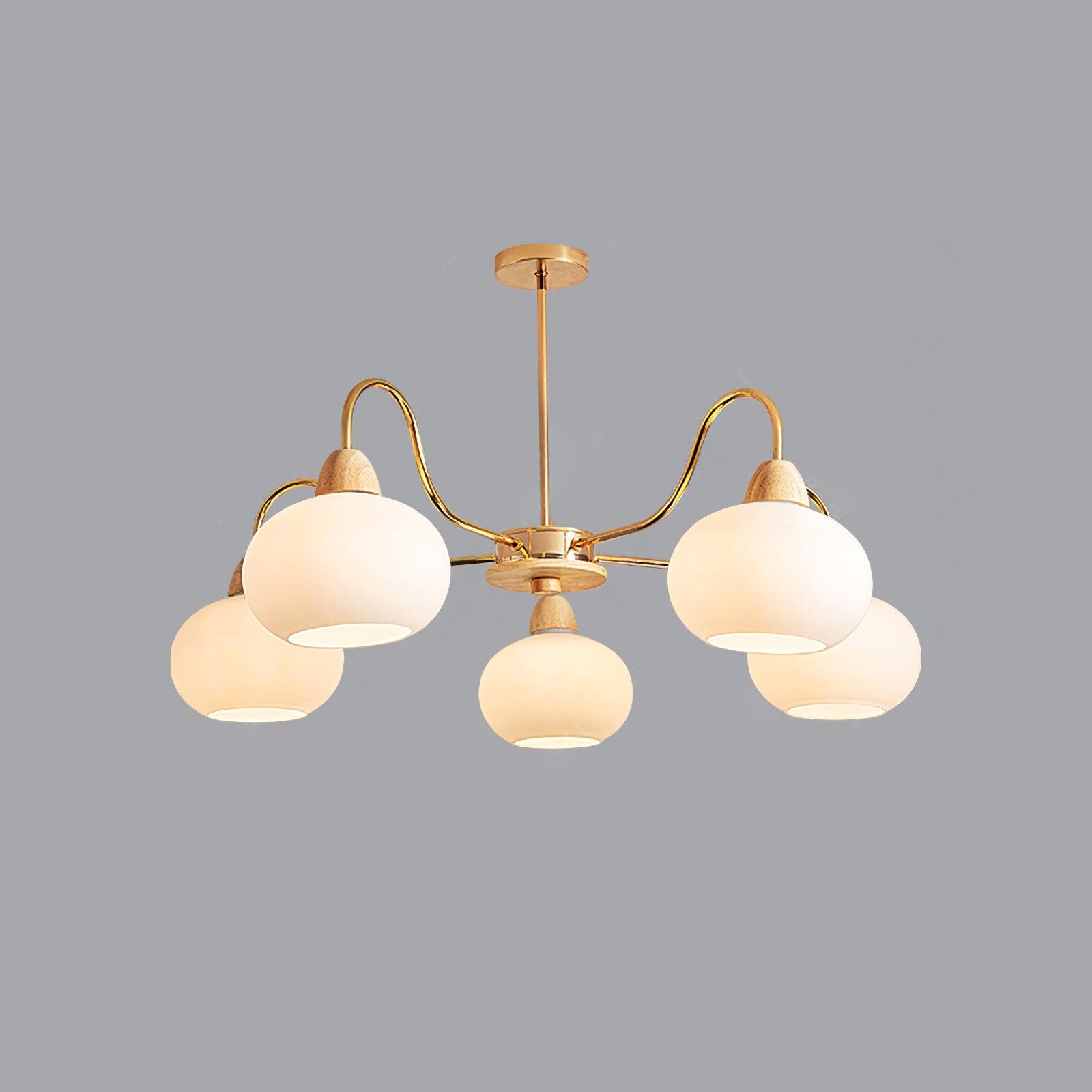 Zevena Glass Chandelier - Neutralighting