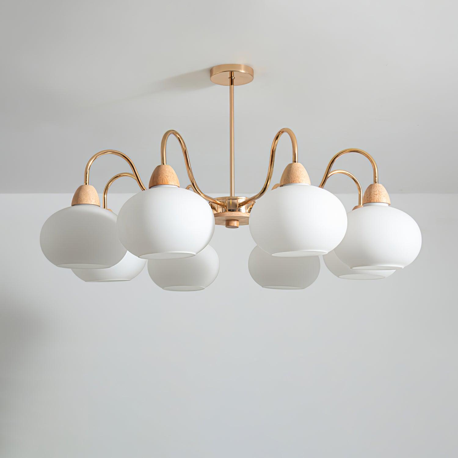 Zevena Glass Chandelier - Neutralighting