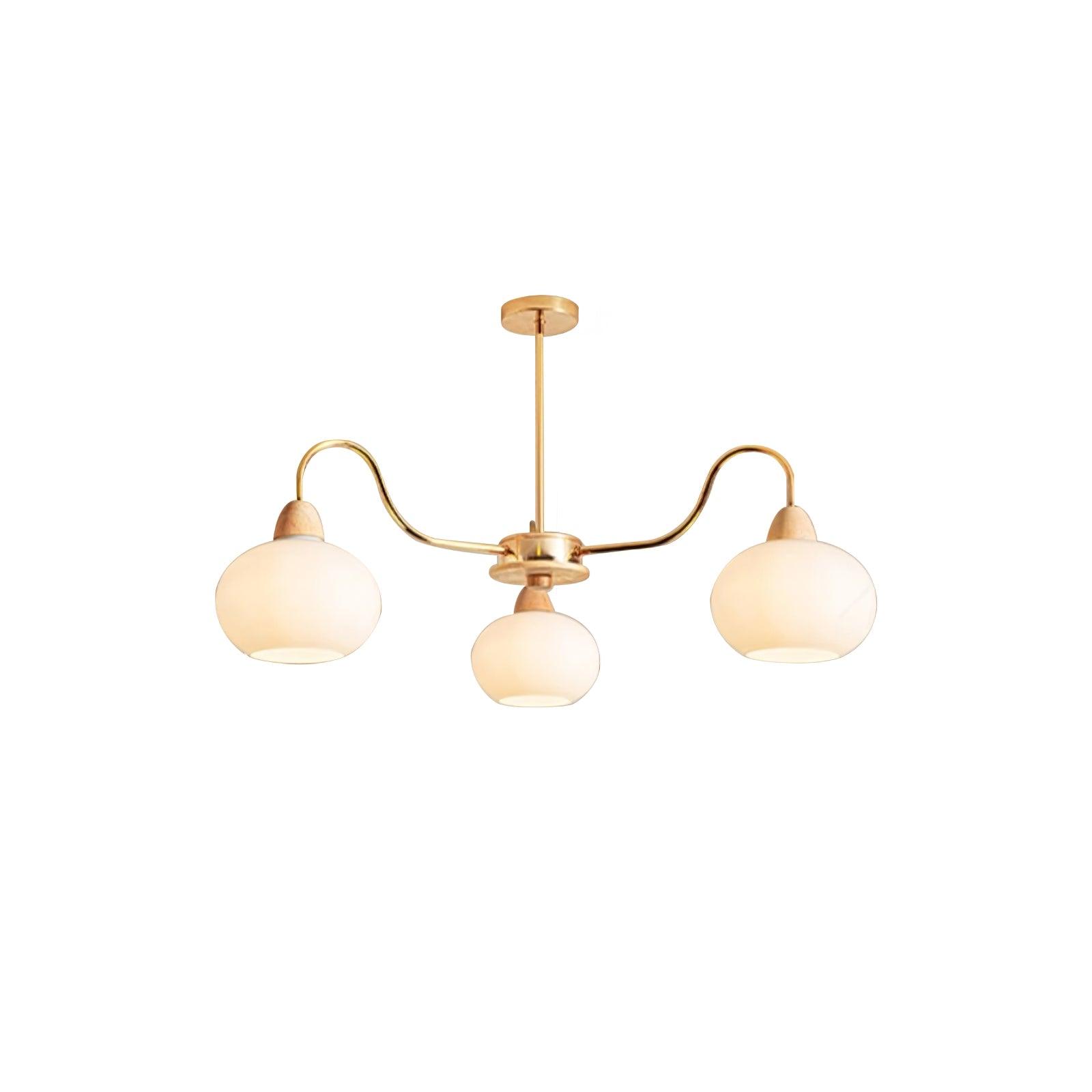 Zevena Glass Chandelier - Neutralighting