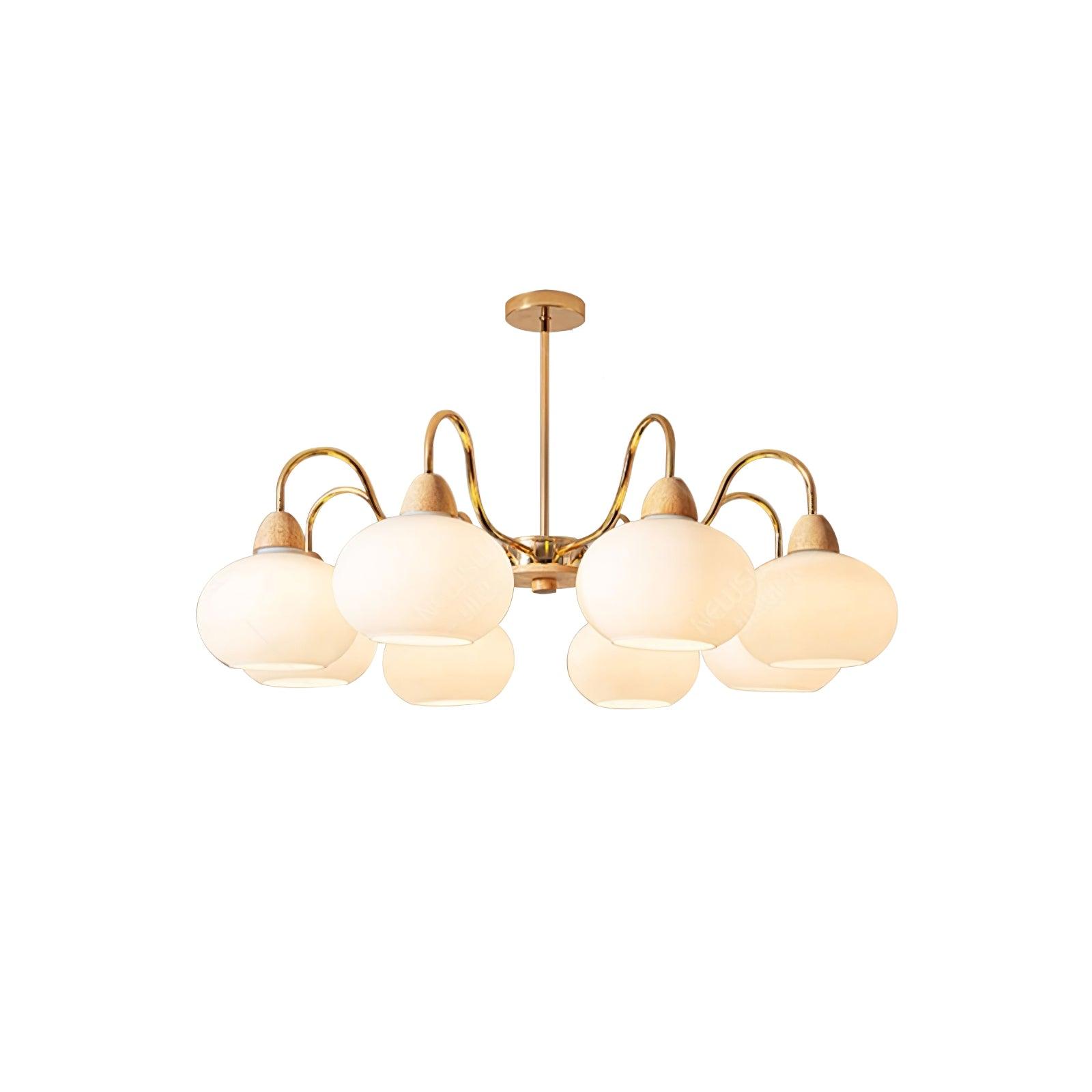 Zevena Glass Chandelier - Neutralighting