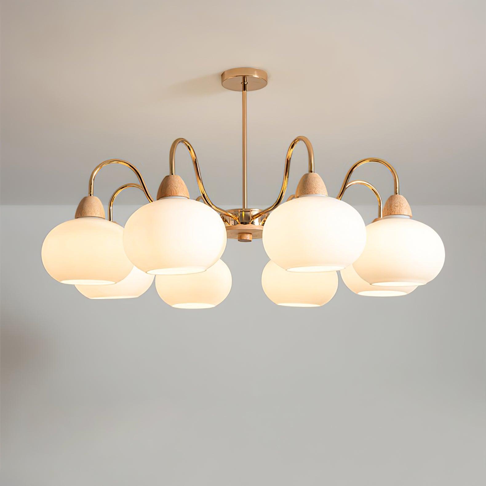 Zevena Glass Chandelier - Neutralighting