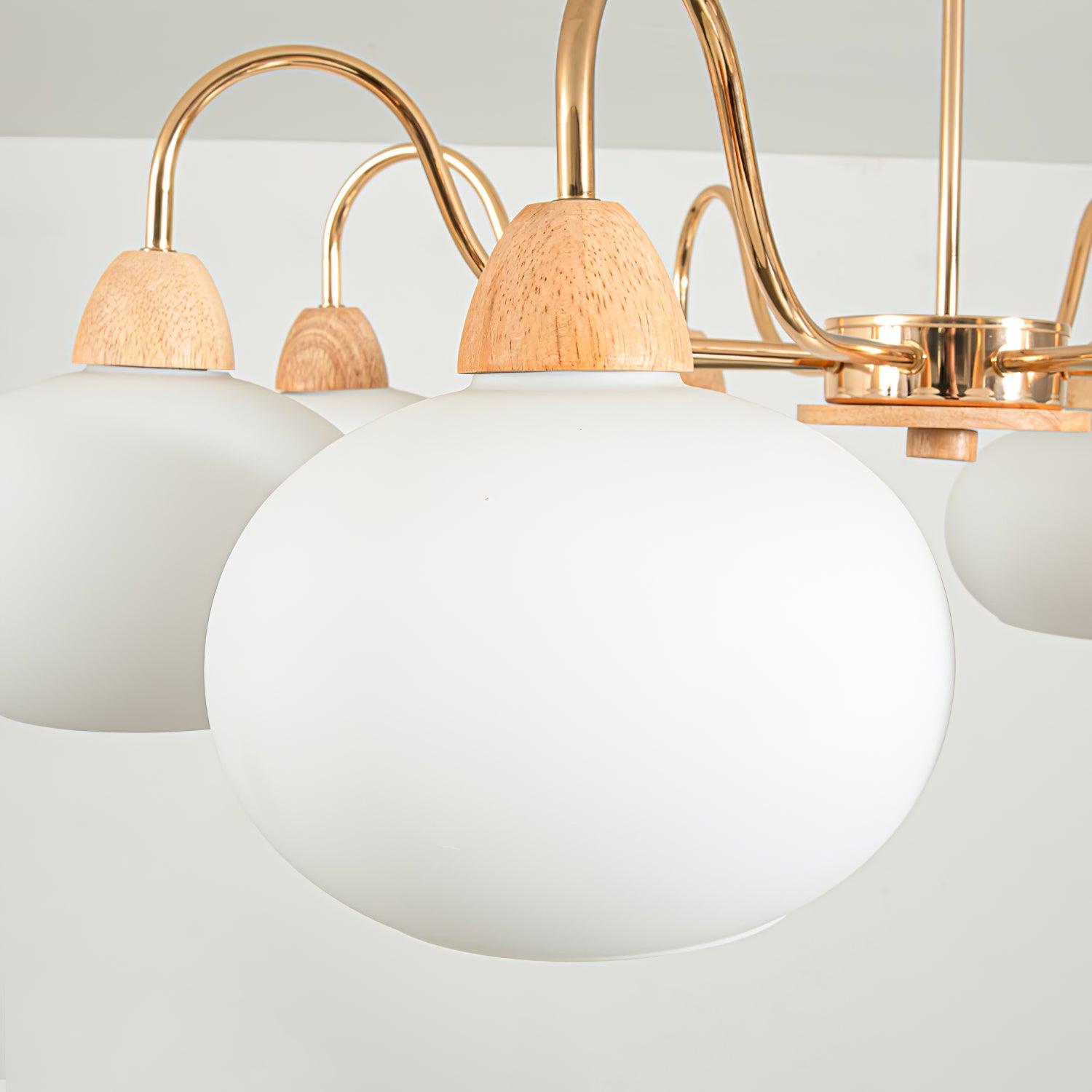 Zevena Glass Chandelier - Neutralighting