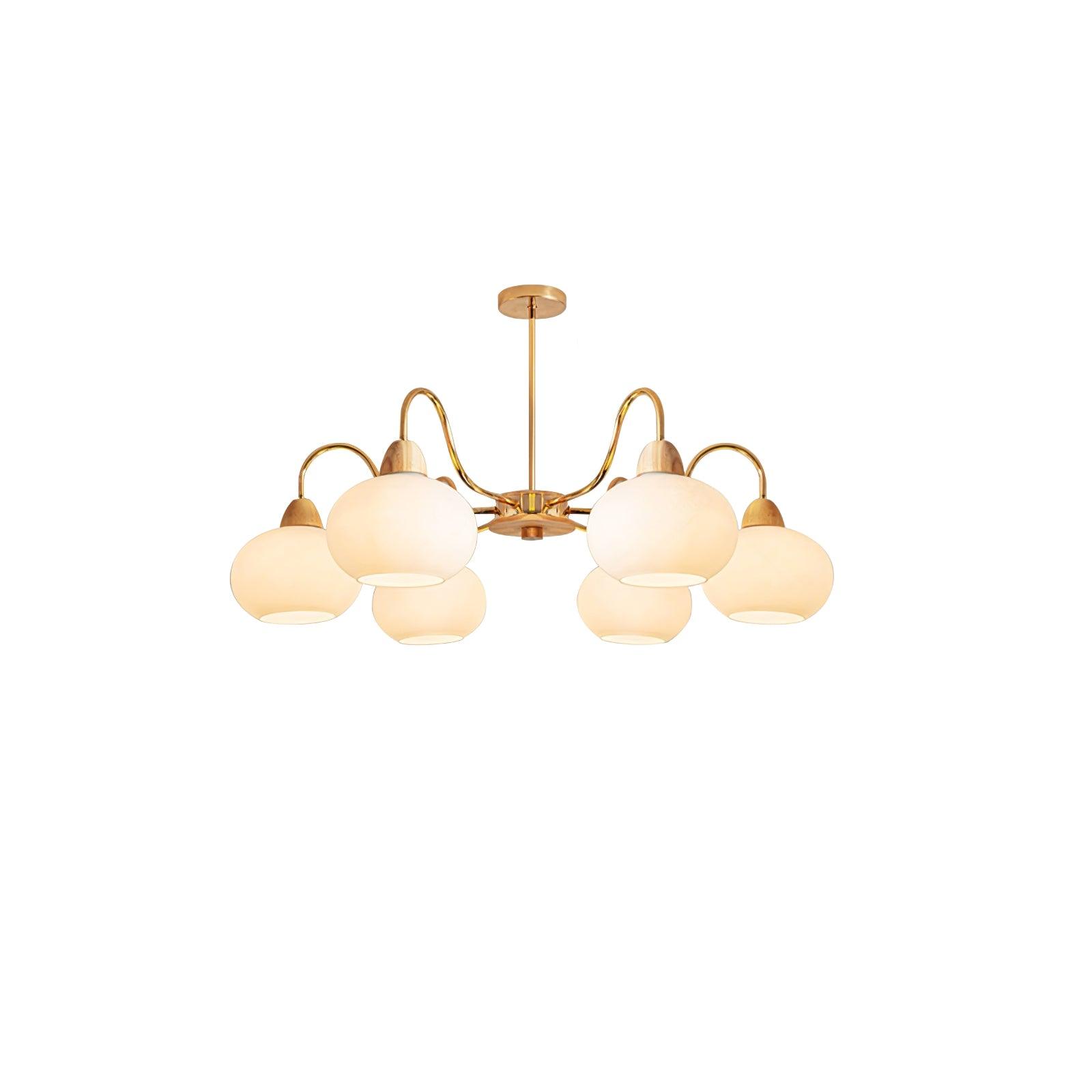 Zevena Glass Chandelier - Neutralighting
