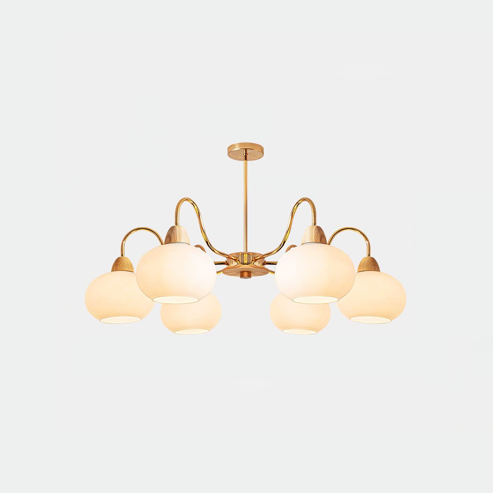 Zevena Glass Chandelier - Neutralighting