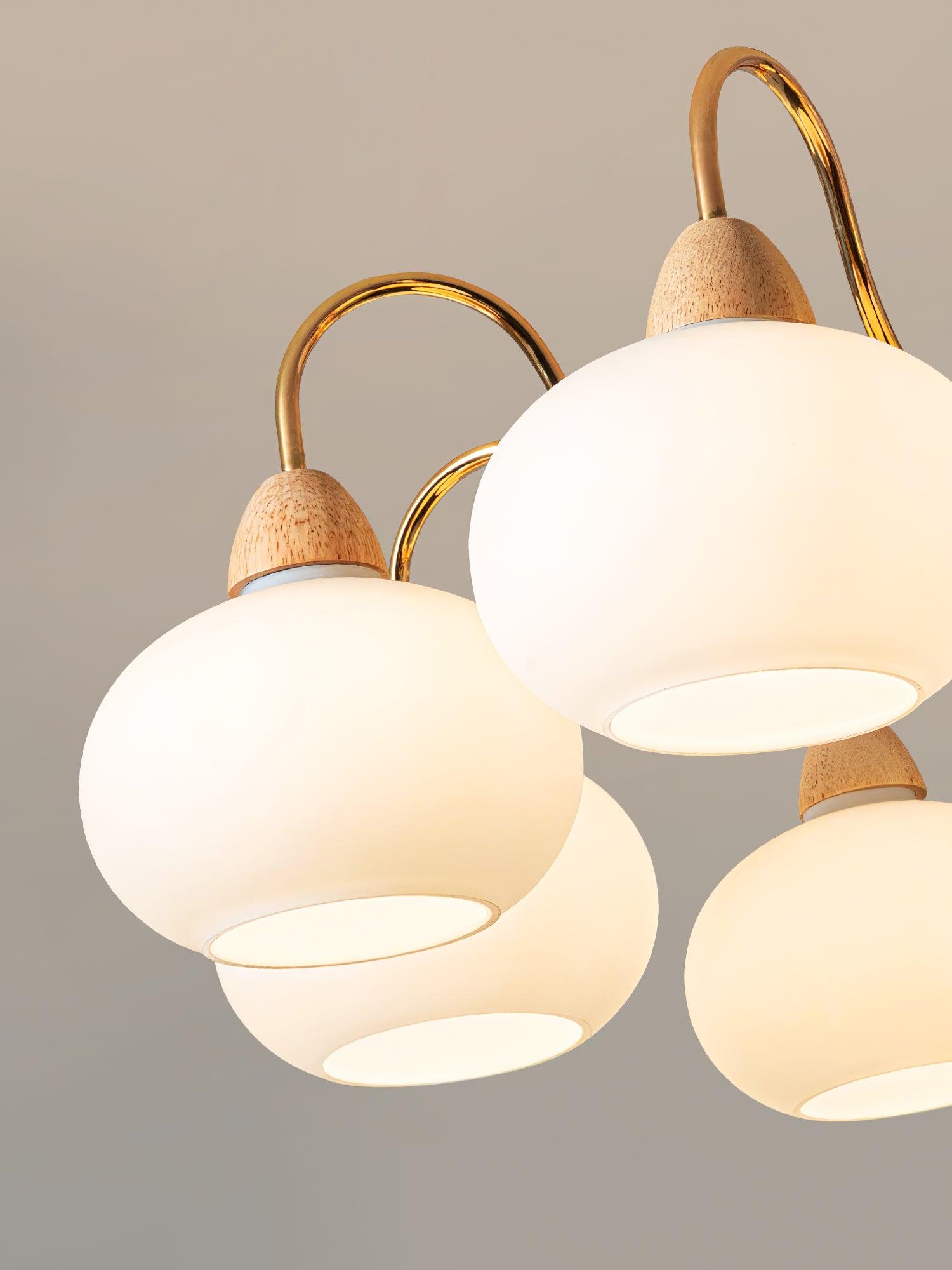 Zevena Glass Chandelier - Neutralighting