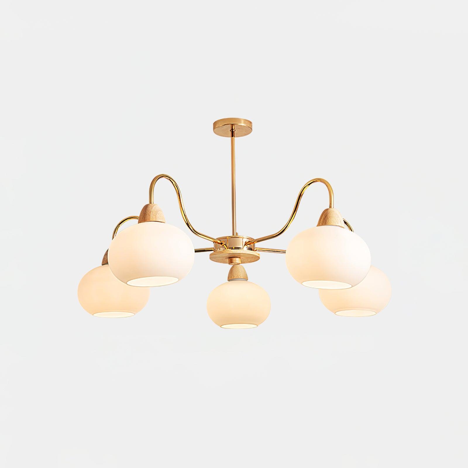 Zevena Glass Chandelier - Neutralighting