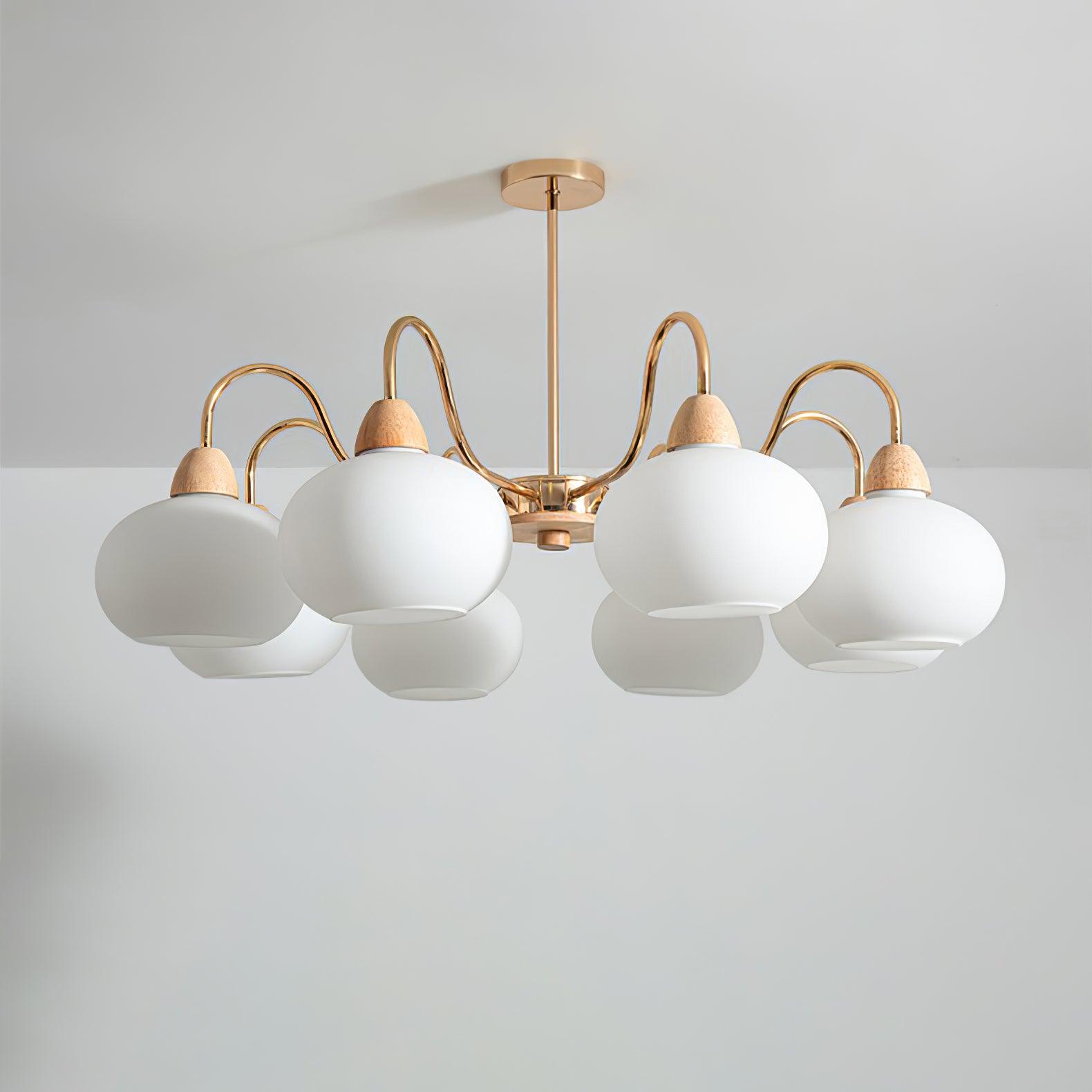 Zevena Glass Chandelier - Neutralighting
