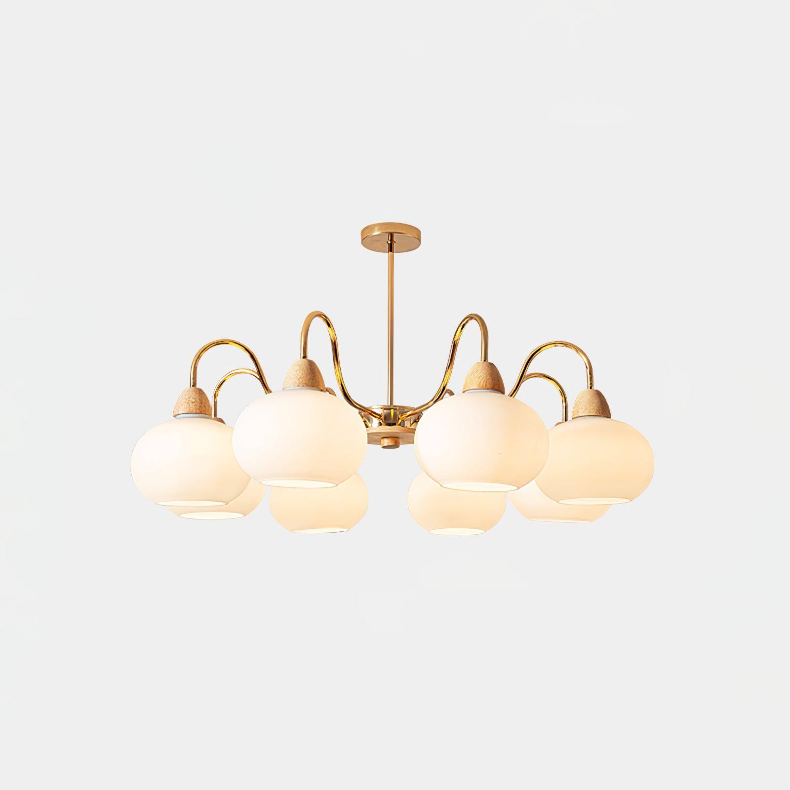 Zevena Glass Chandelier - Neutralighting