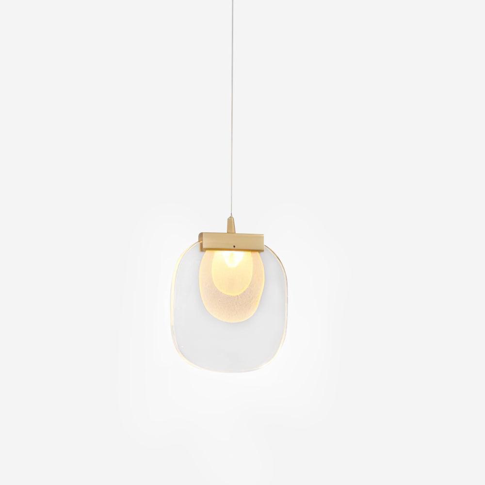 Avesia Minimalist Glass Pendant Light Staircase - Neutralighting
