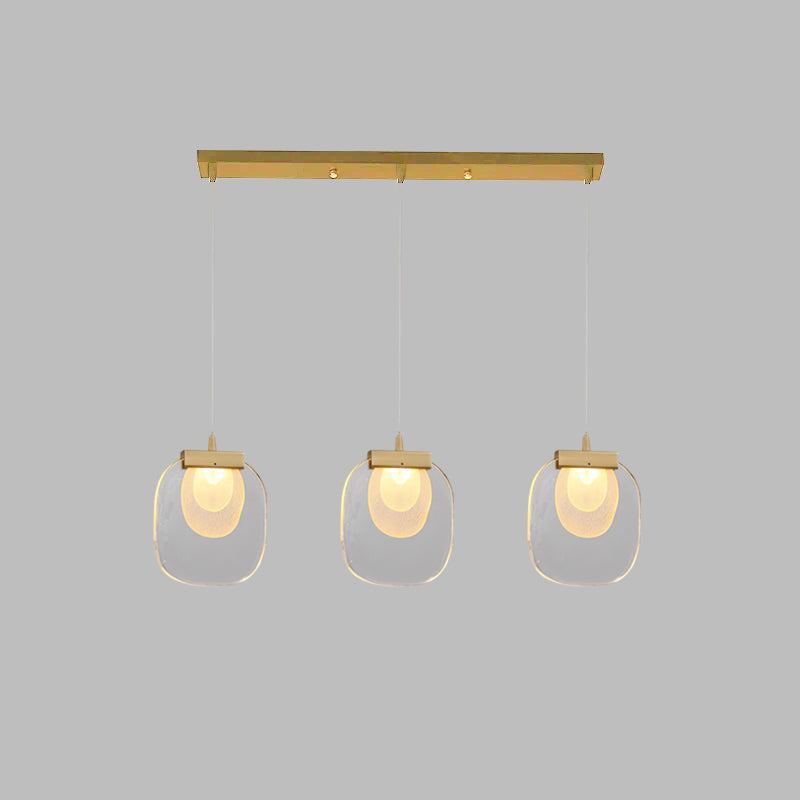 Avesia Minimalist Glass Pendant Light Staircase - Neutralighting