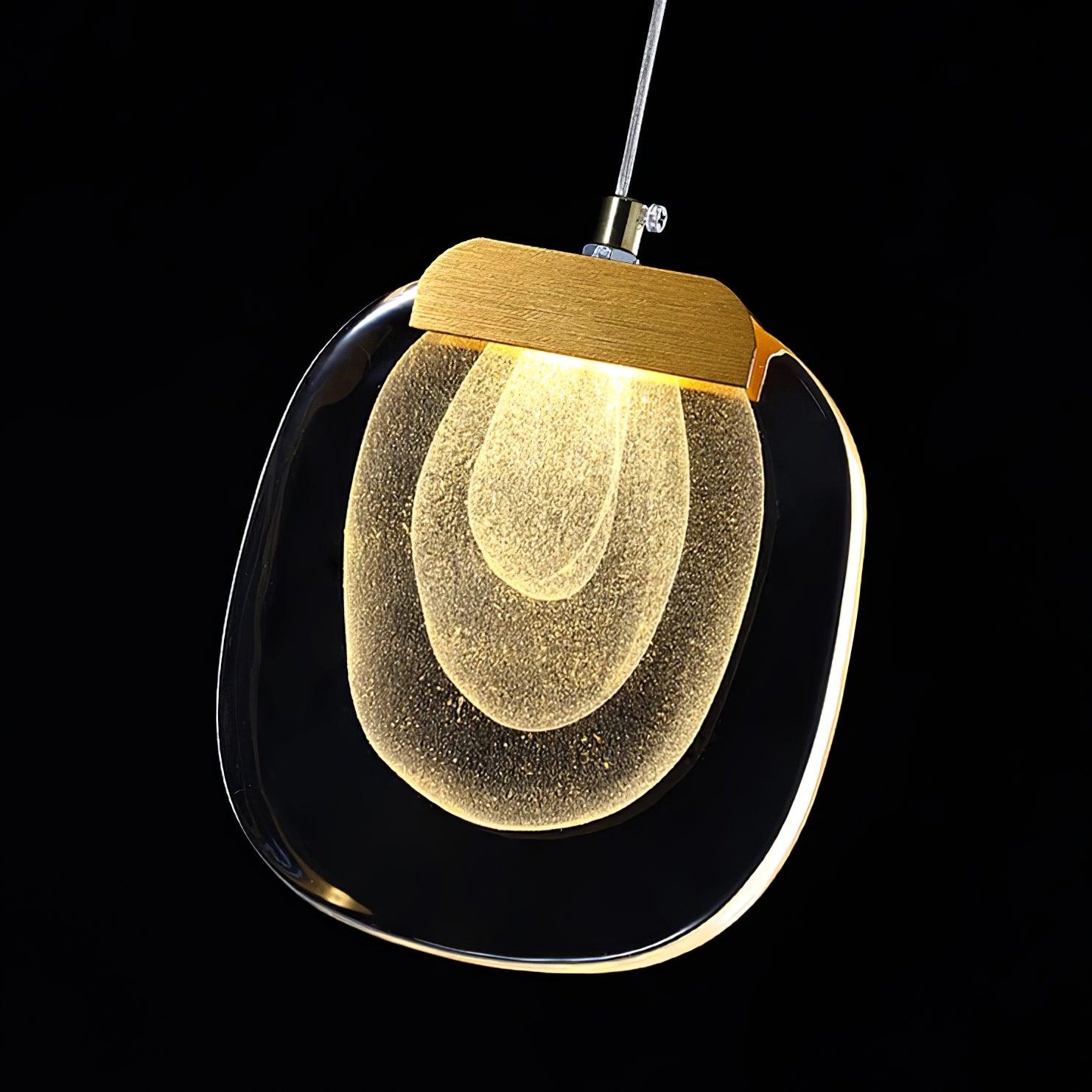 Avesia Minimalist Glass Pendant Light Staircase - Neutralighting