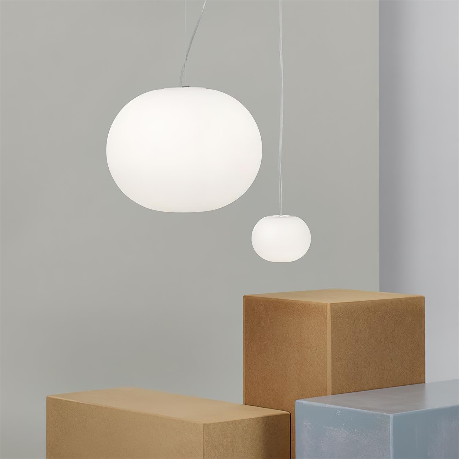Opivio White Globe Pendant Light - Neutralighting