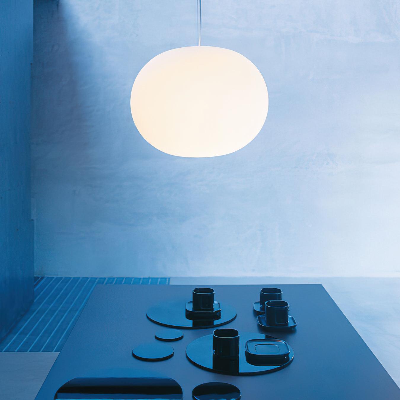 Opivio White Globe Pendant Light - Neutralighting