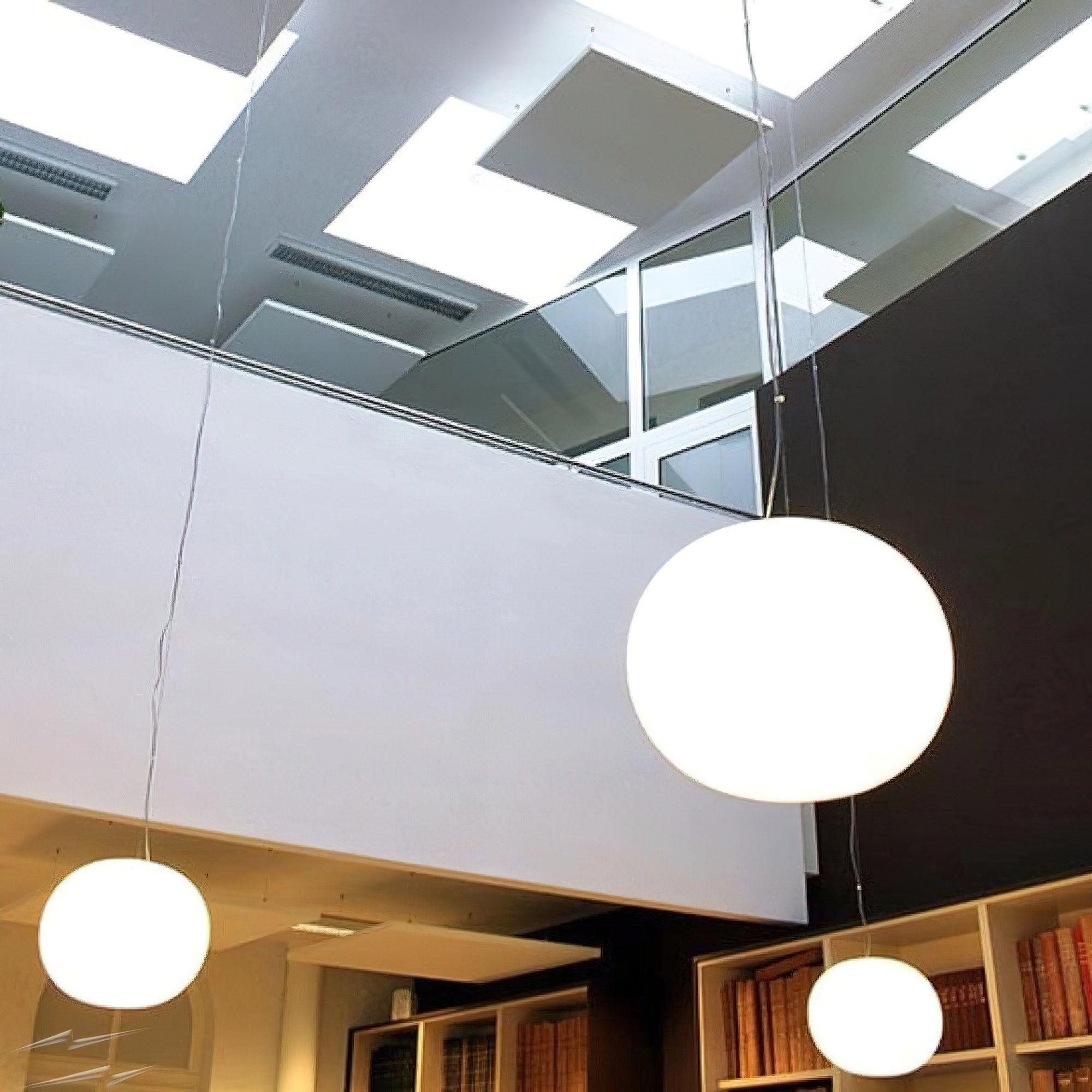 Opivio White Globe Pendant Light - Neutralighting