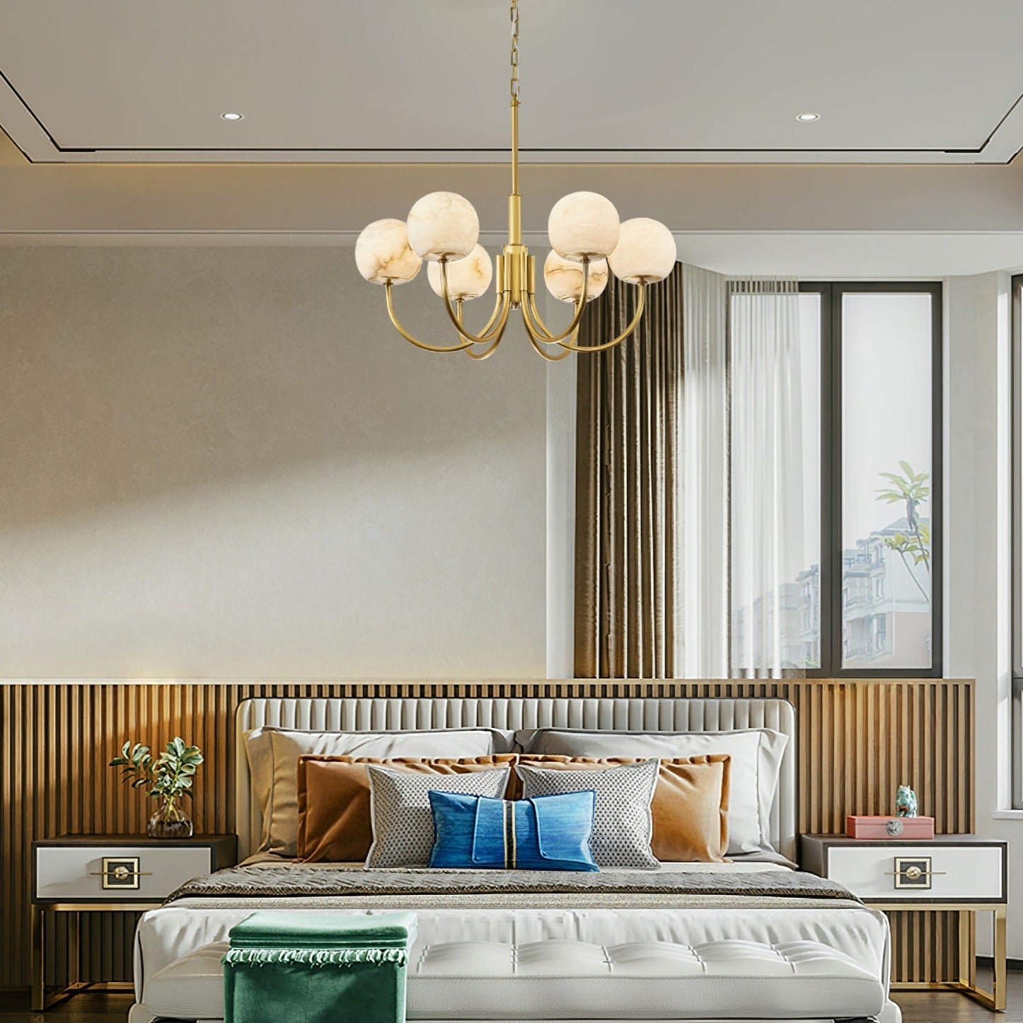 Chandelier Alabaster Luxury - Neutralighting