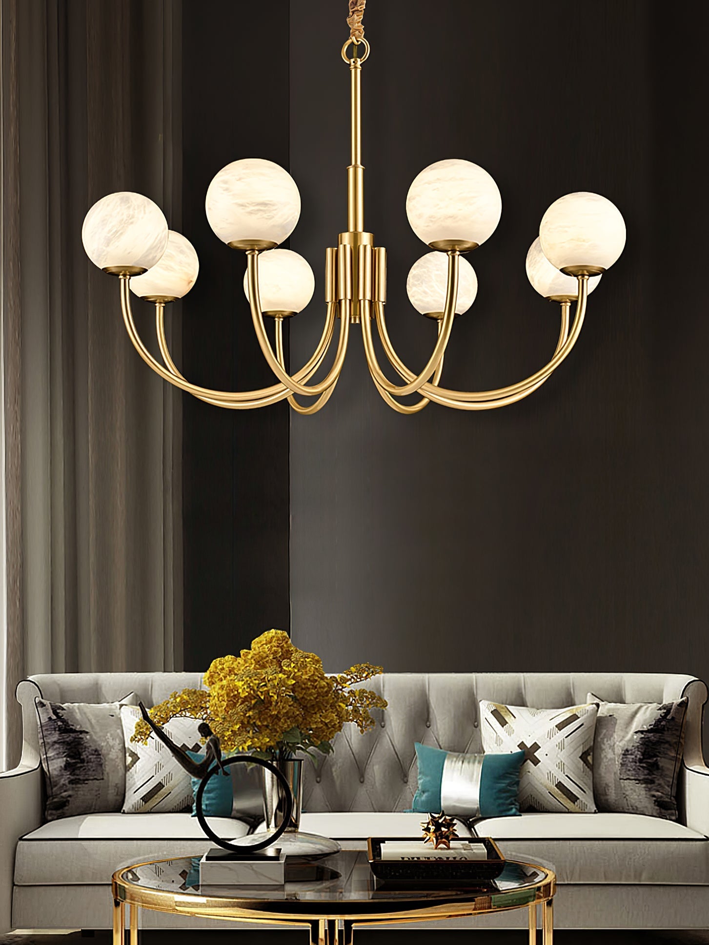 Chandelier Alabaster Luxury - Neutralighting