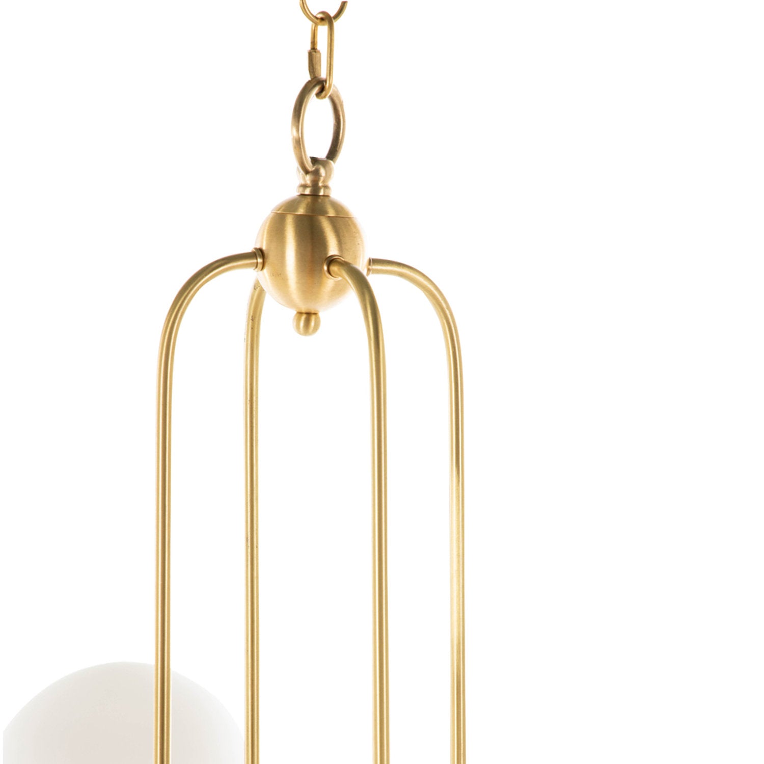 Mjolkuvyi Modern Minimalist Glass Metal Chandelier - Neutralighting