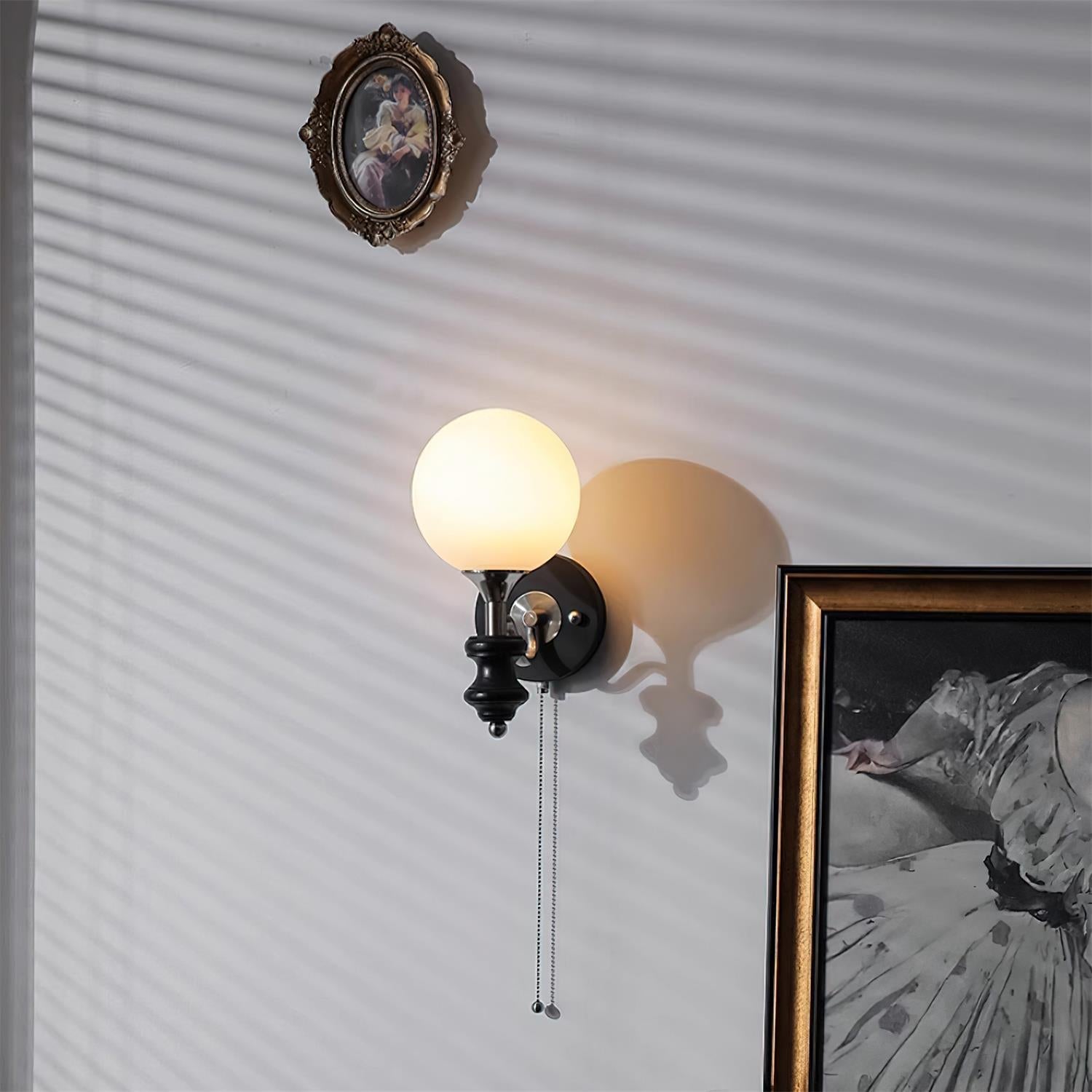 Duvin Frosted Glass Vintage Wall Lamp - Neutralighting