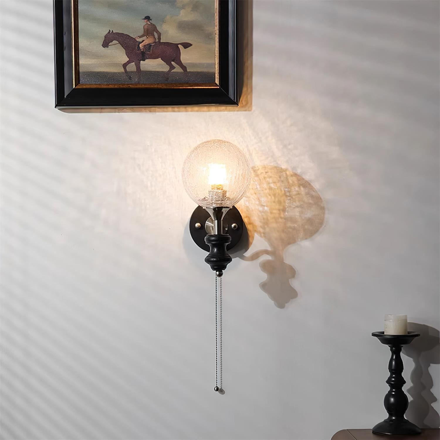 Duvin Frosted Glass Vintage Wall Lamp - Neutralighting