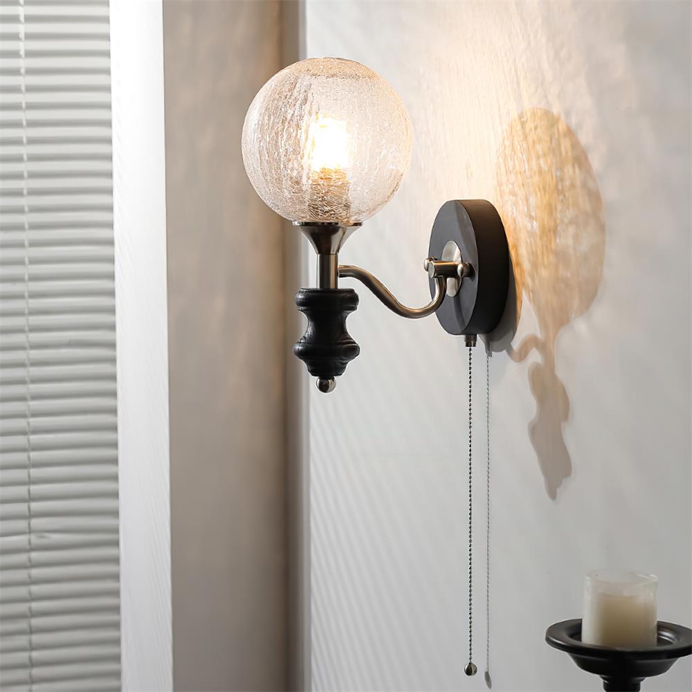 Duvin Frosted Glass Vintage Wall Lamp - Neutralighting