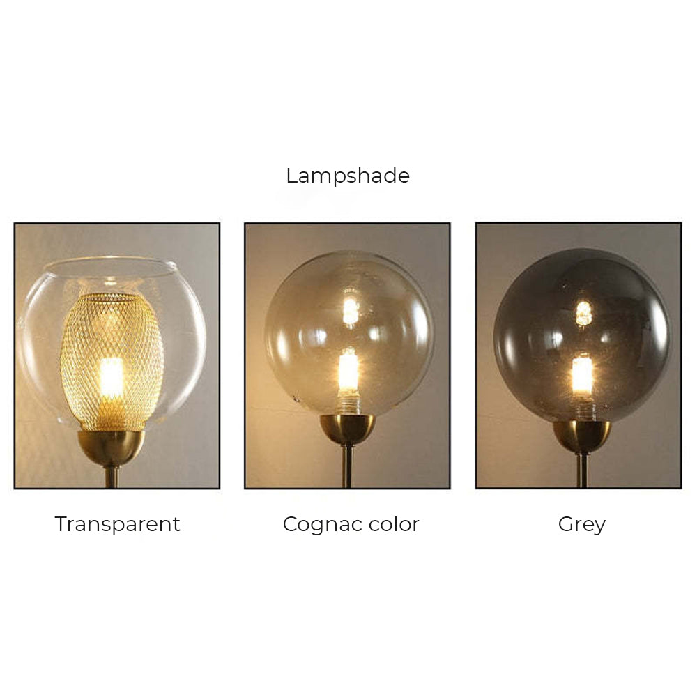 Valentina Industrial Glass Globe Chandelier LED, 6 Style - Neutralighting