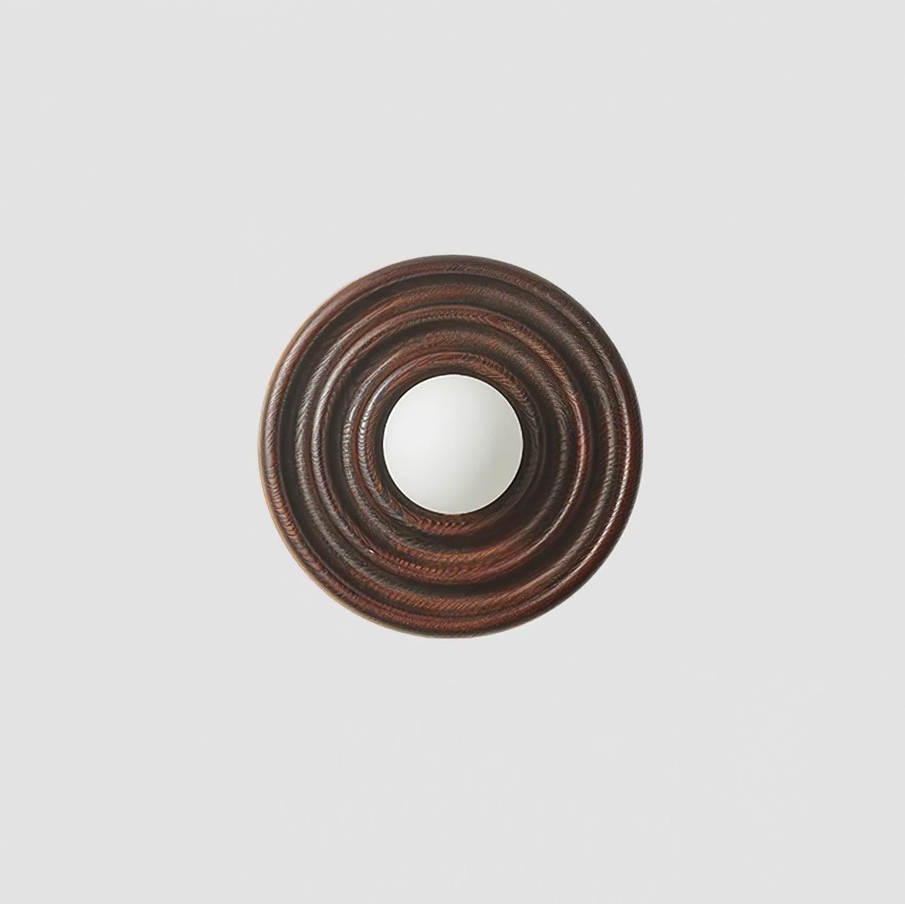 Wall Lamp Ripple with Ash Wood Body and Glass Globe Shade - Neutralighting