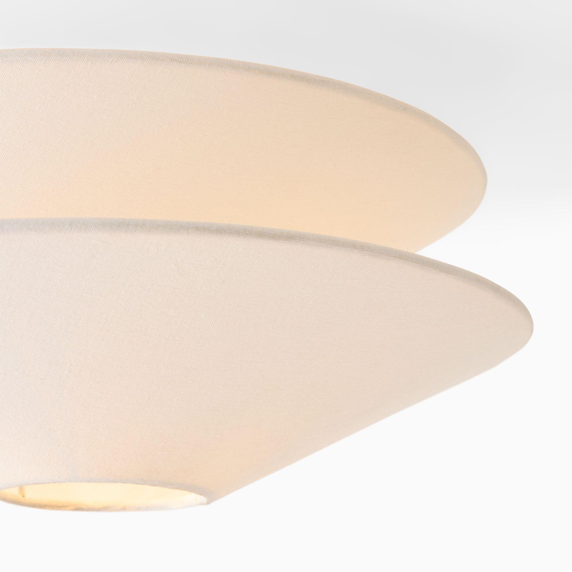 Lina Ceiling Light Double Cone Fabric - Neutralighting