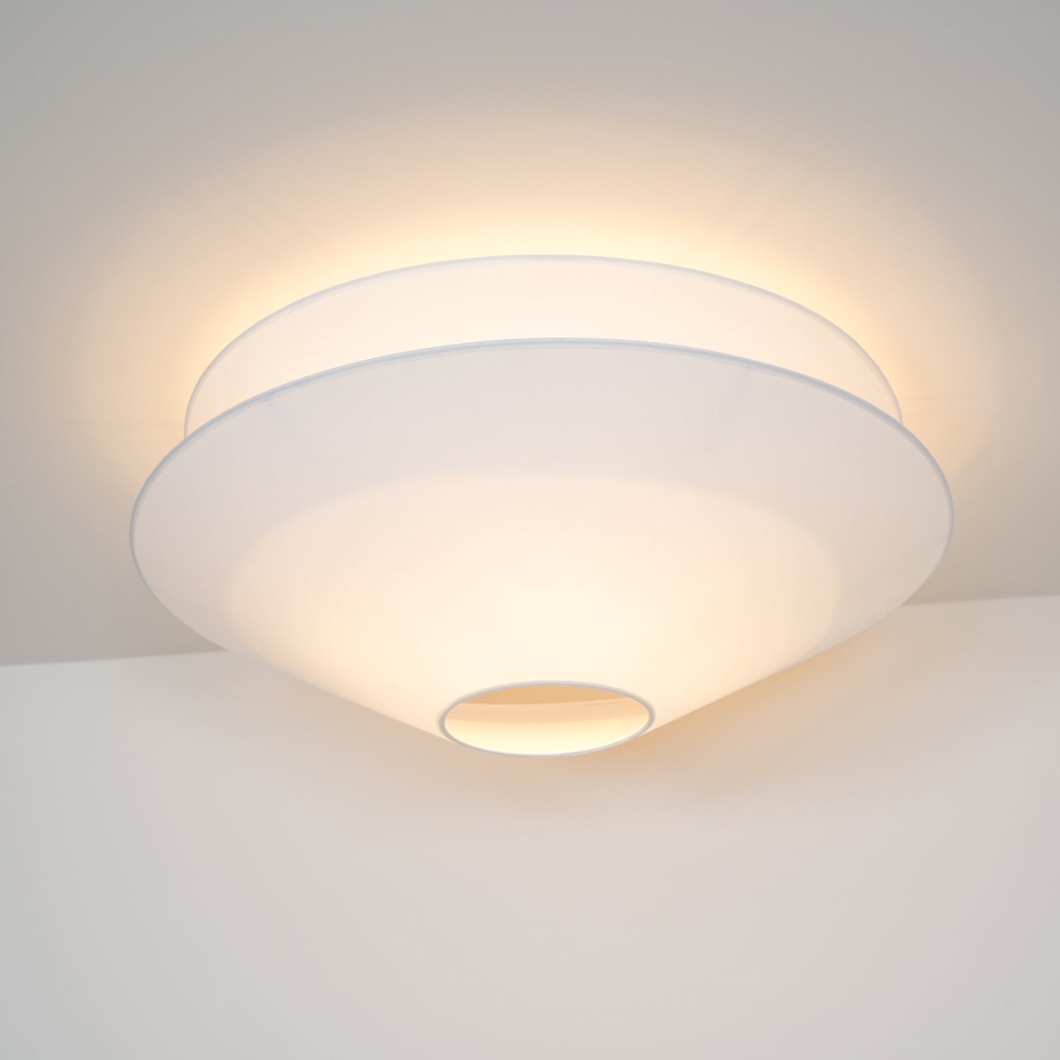 Lina Ceiling Light Double Cone Fabric - Neutralighting