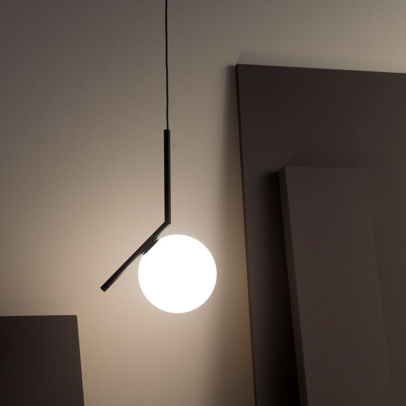 Arisha Modern Globe Metal/Glass Pendant Light, 3 Style - Neutralighting