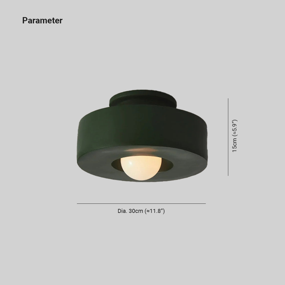 Aria Flush Mount Ceiling Light Nordic Macaron Bedroom - Neutralighting