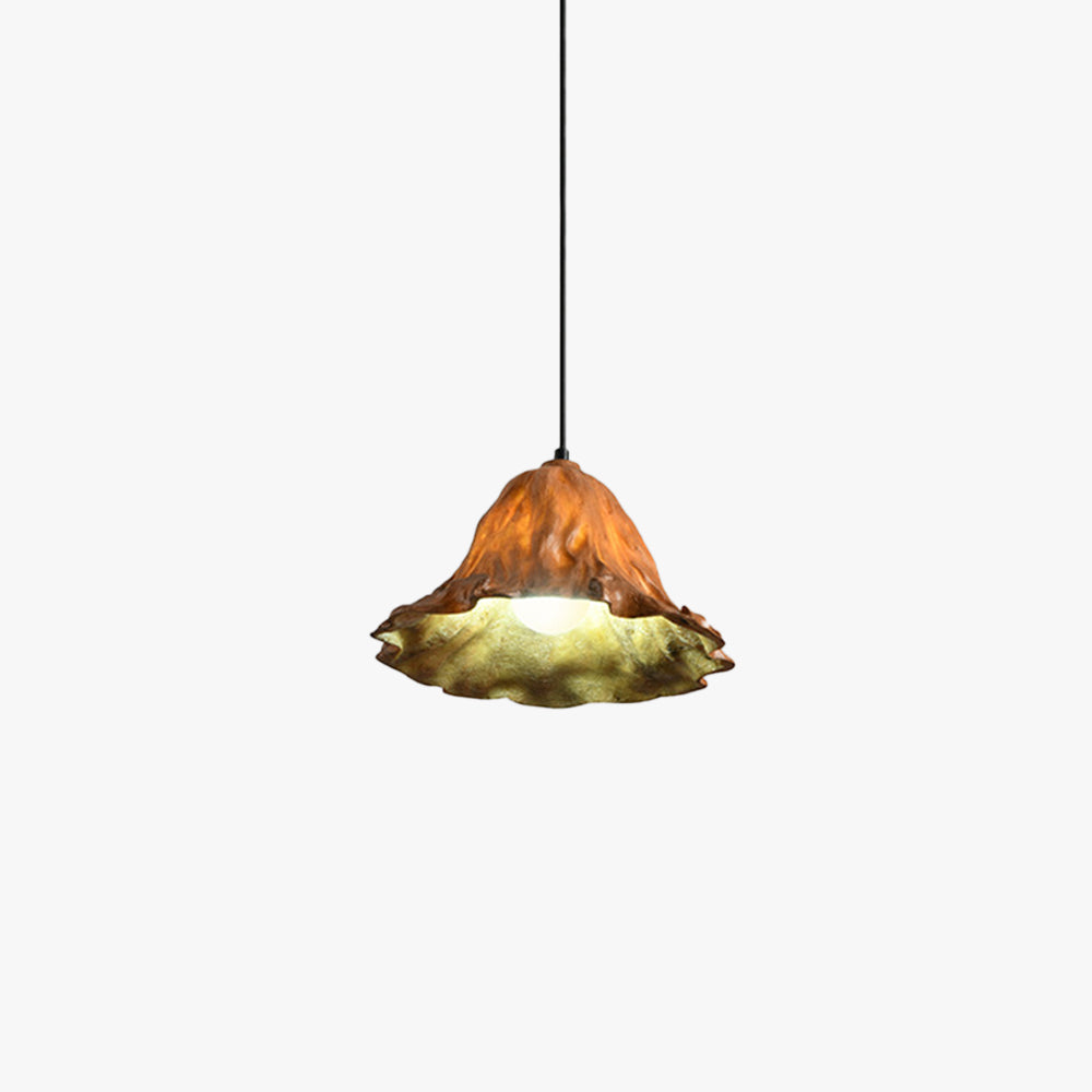Ritta Art Lotus Leaf LED Pendant Light Resin Dining Room - Neutralighting