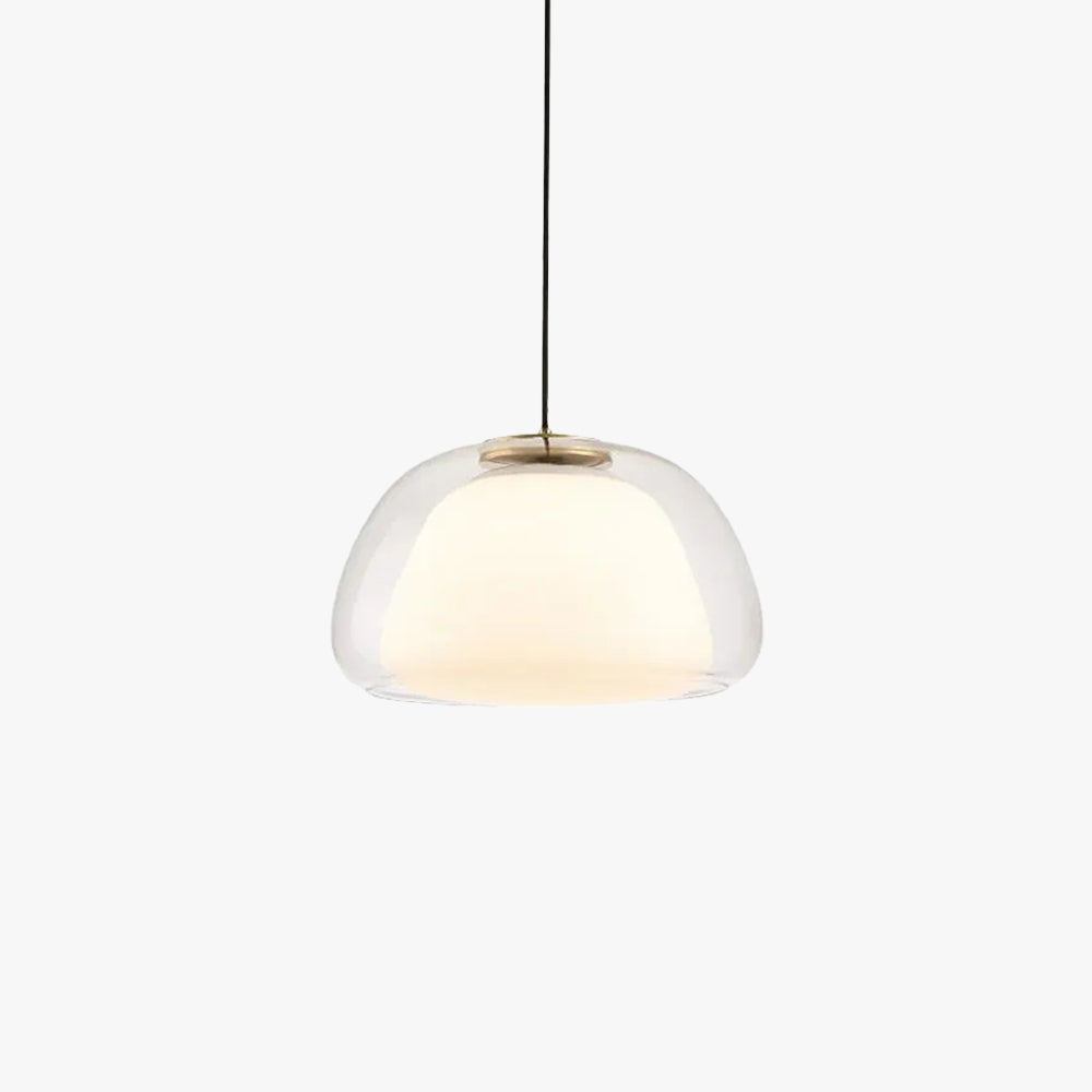Valentina Modern LED Pendant Light Glass Metal Living Room - Neutralighting