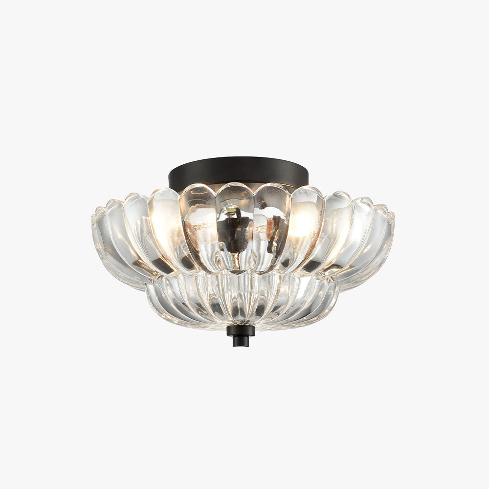 Arisha Modern Umbrella Glass Flush Mount Ceiling Light - Neutralighting