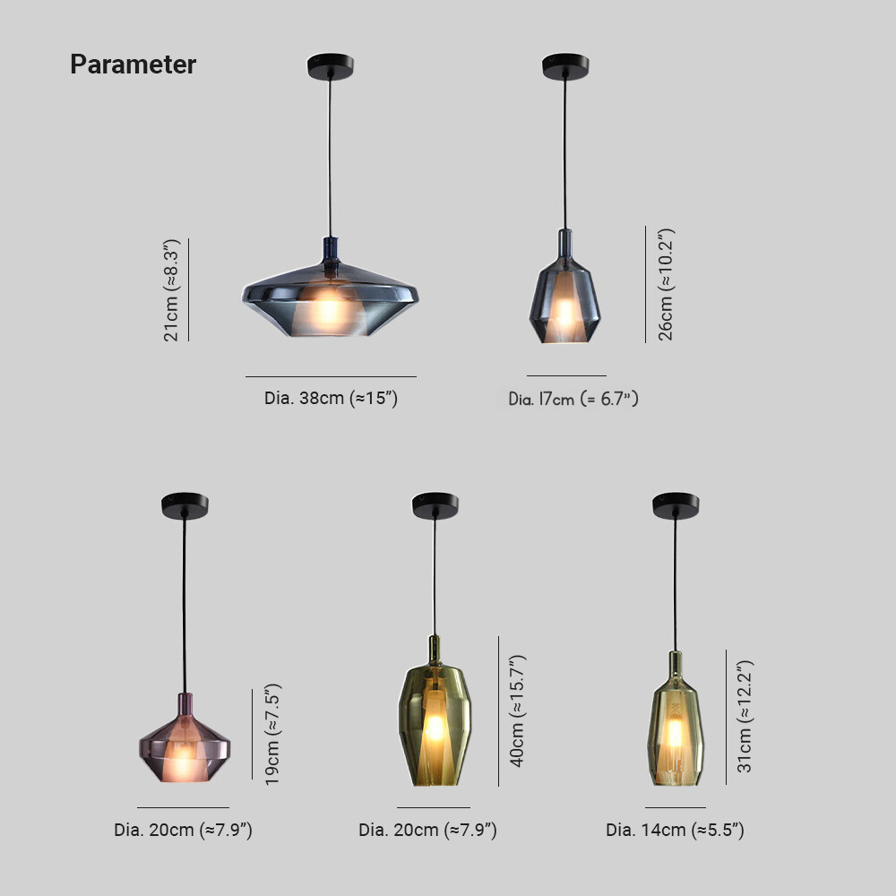 Valentina Modern Glass Pendant Light Living Room - Neutralighting