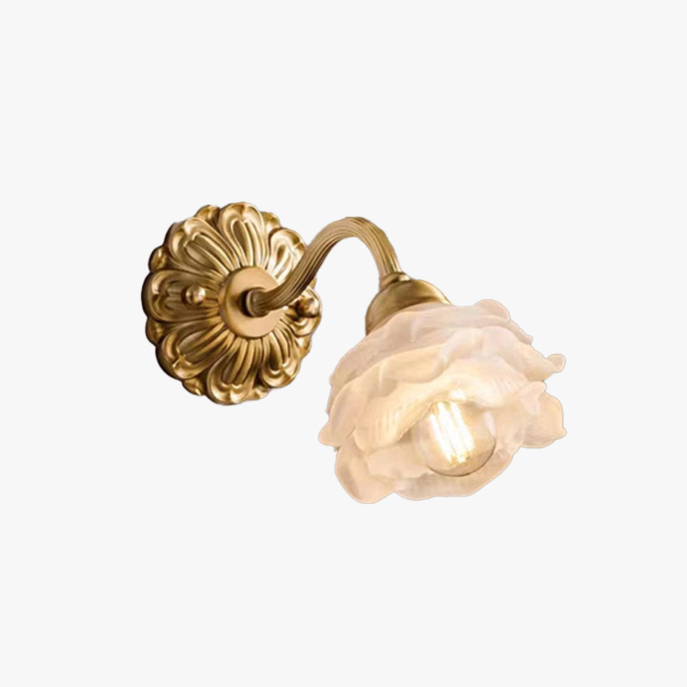 Arisha Vintage Metal Glass Indoor Wall Lamp Bedroom Living Room