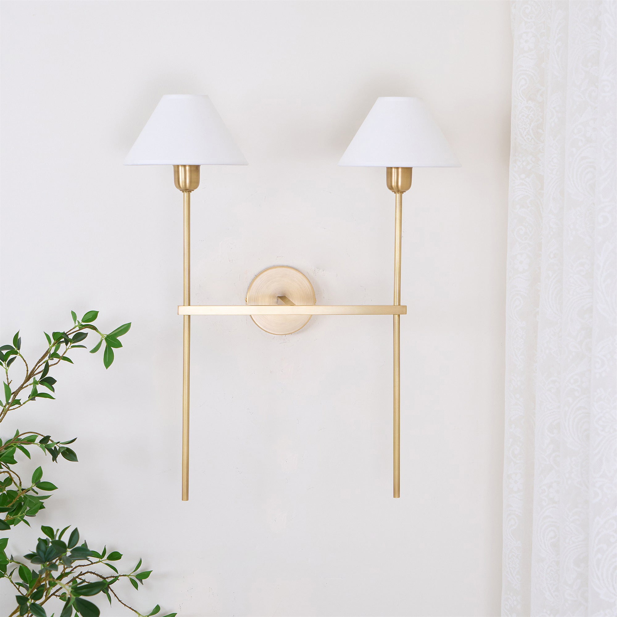 Genevieve Wall Lamp Fabric - Neutralighting