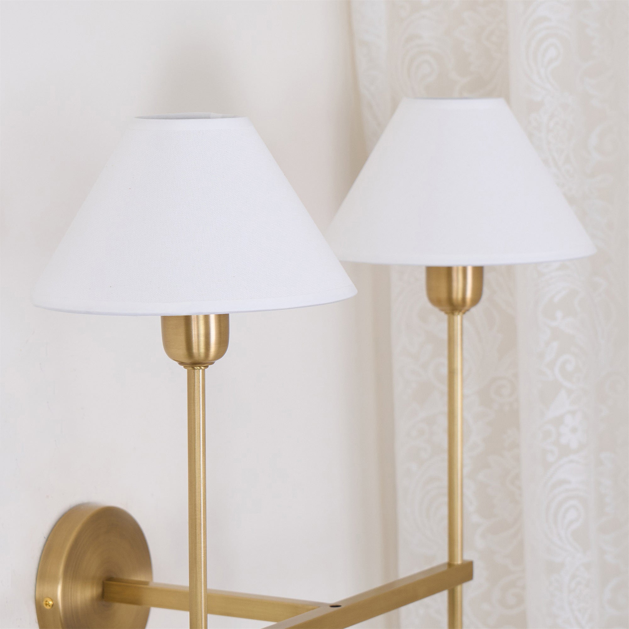 Genevieve Wall Lamp Fabric - Neutralighting