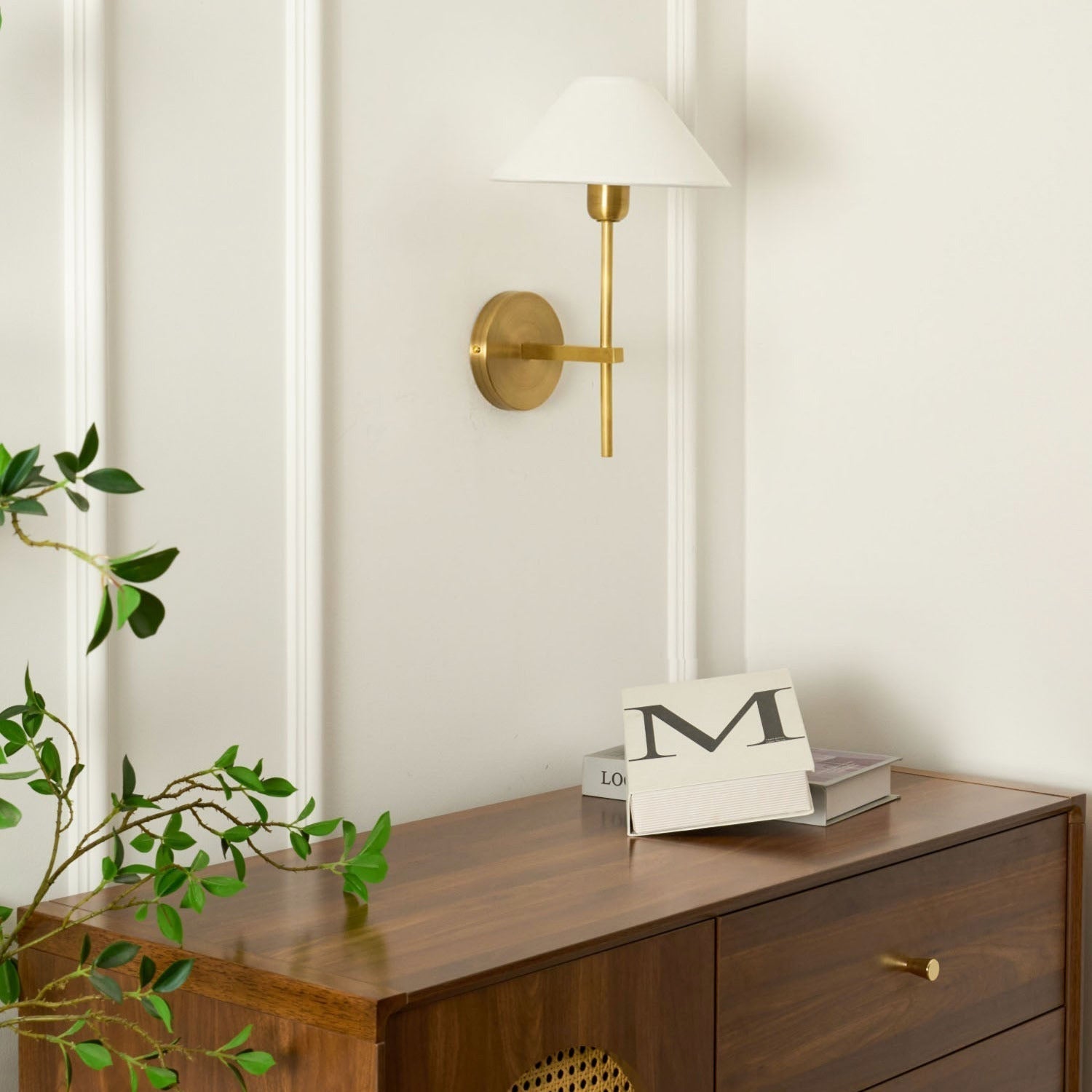Genevieve Wall Lamp Fabric - Neutralighting