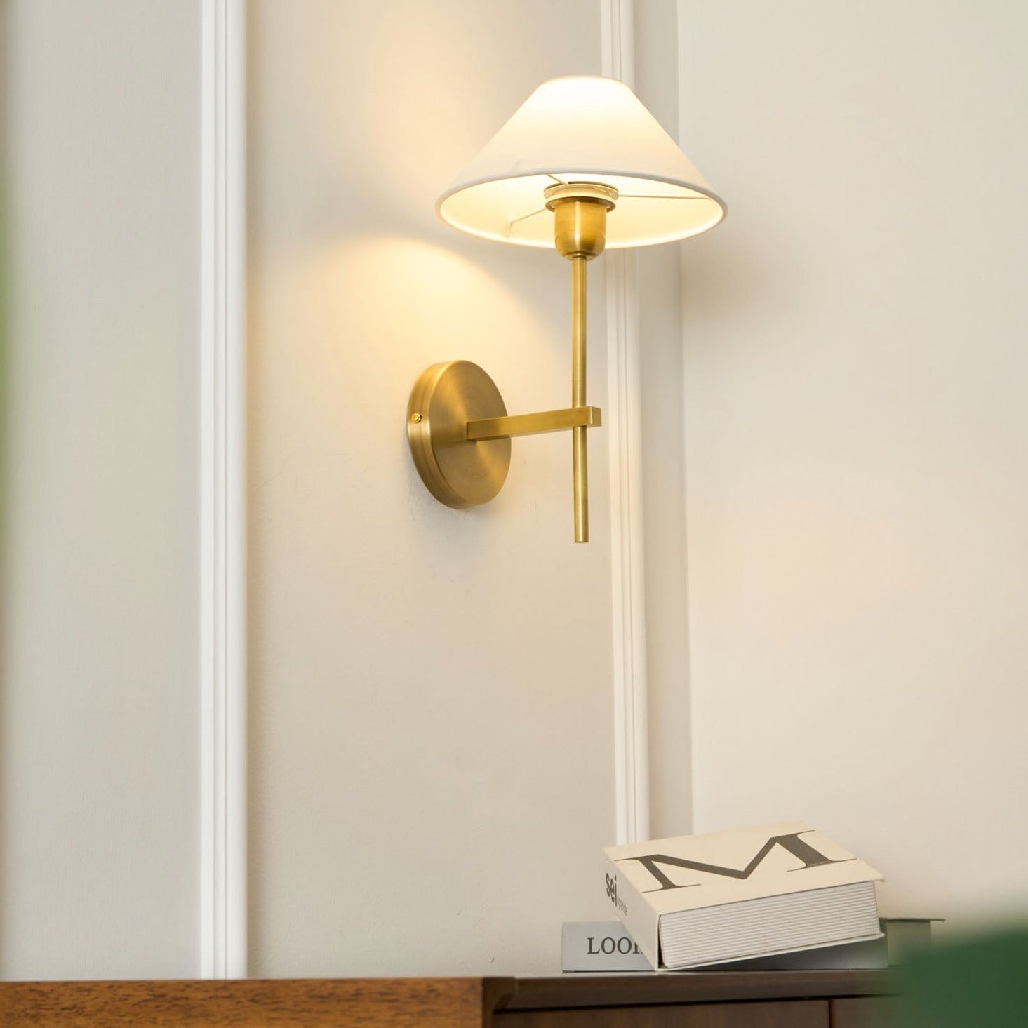 Genevieve Wall Lamp Fabric - Neutralighting