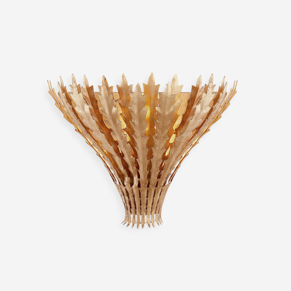 Wall Light Handmade Leaf Motif Metal Body Elegant Sconce - Neutralighting